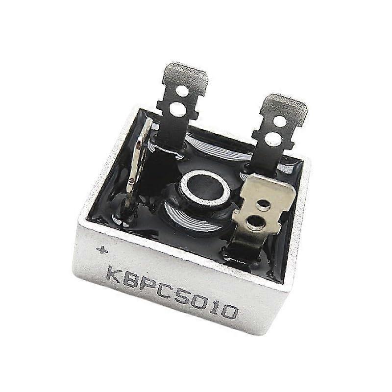 KBPC5010 Bridge Rectifier 50A 1000V Metal Case Diode 2.8cm Square for Maximum Heat Dissipation 2pcs/Lot
