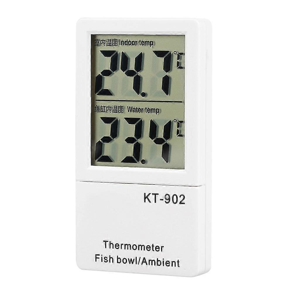 LCD Digital Indoor and Aquarium Fish Tank Thermometer Dual Temperature Display Meter
