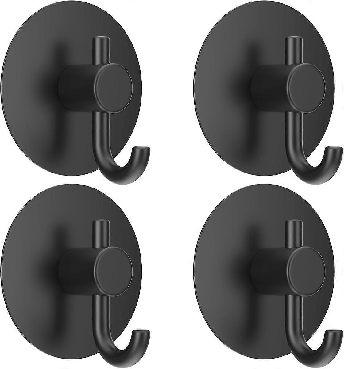 Liimapyyhekoukut kylpyhuoneen seinälle, 4 kpl tarrakoukku raskas