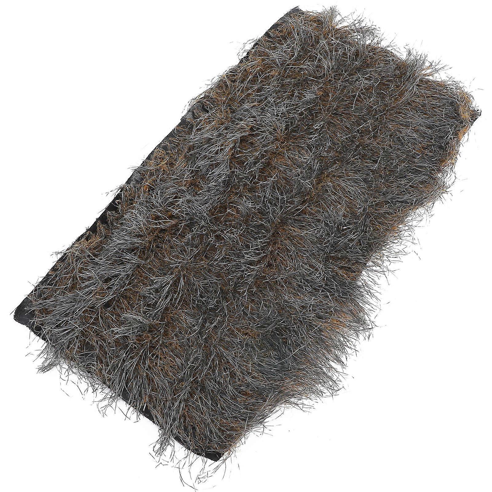 Fake Thatch Roofing Simulated Thatch Roof Restaurant Decoration Grey 39.4×19.7×0.4in Sunlight Resistance 1Set
