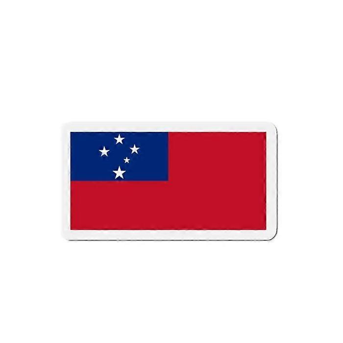 Samoa Flag Magnet - Multicolored - 6 cm - 50 pieces - Synthetic resin - Unisex