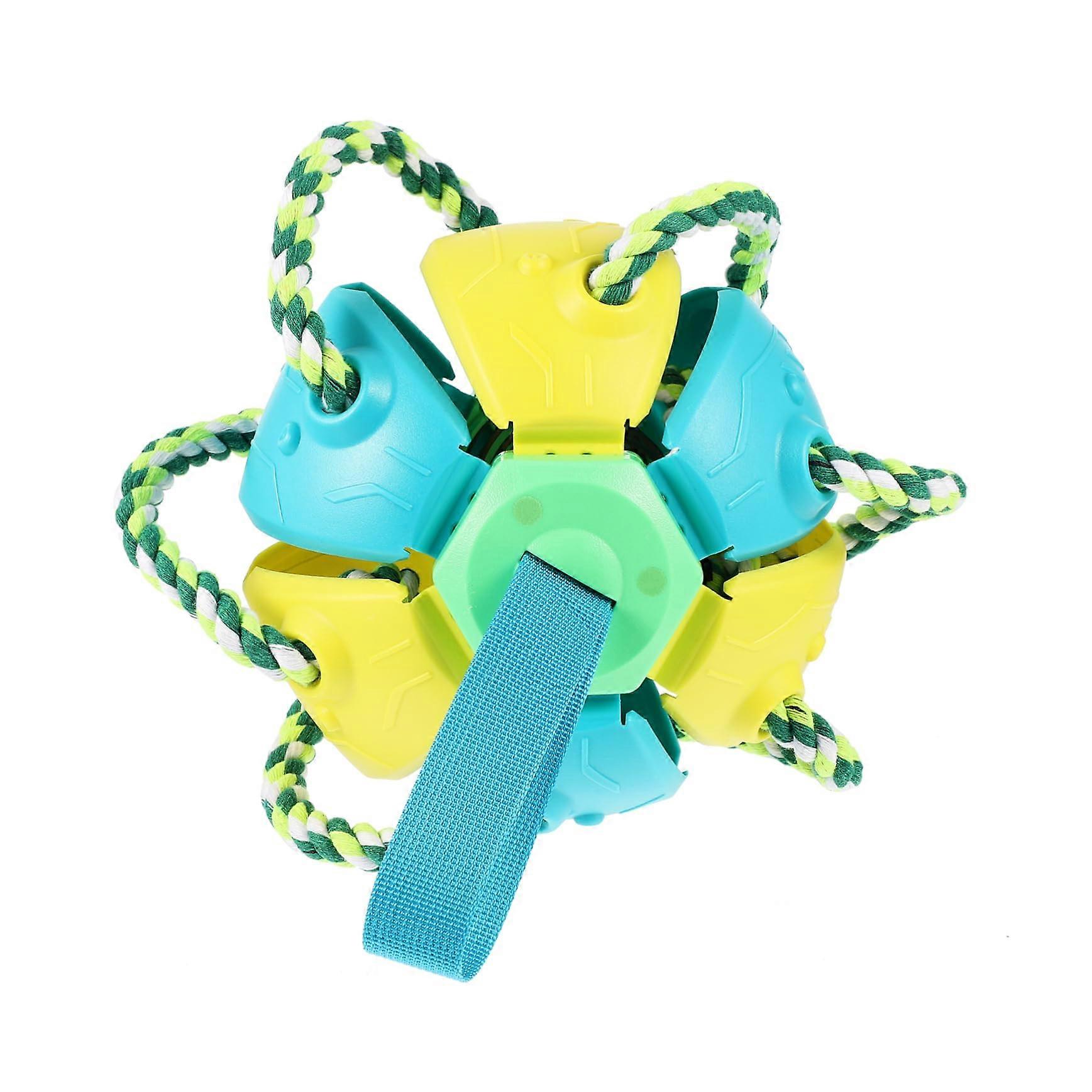 Interactive Dog Ball Indestructible Material Chew Toy For Outdoor Use Size Large Promotes Health