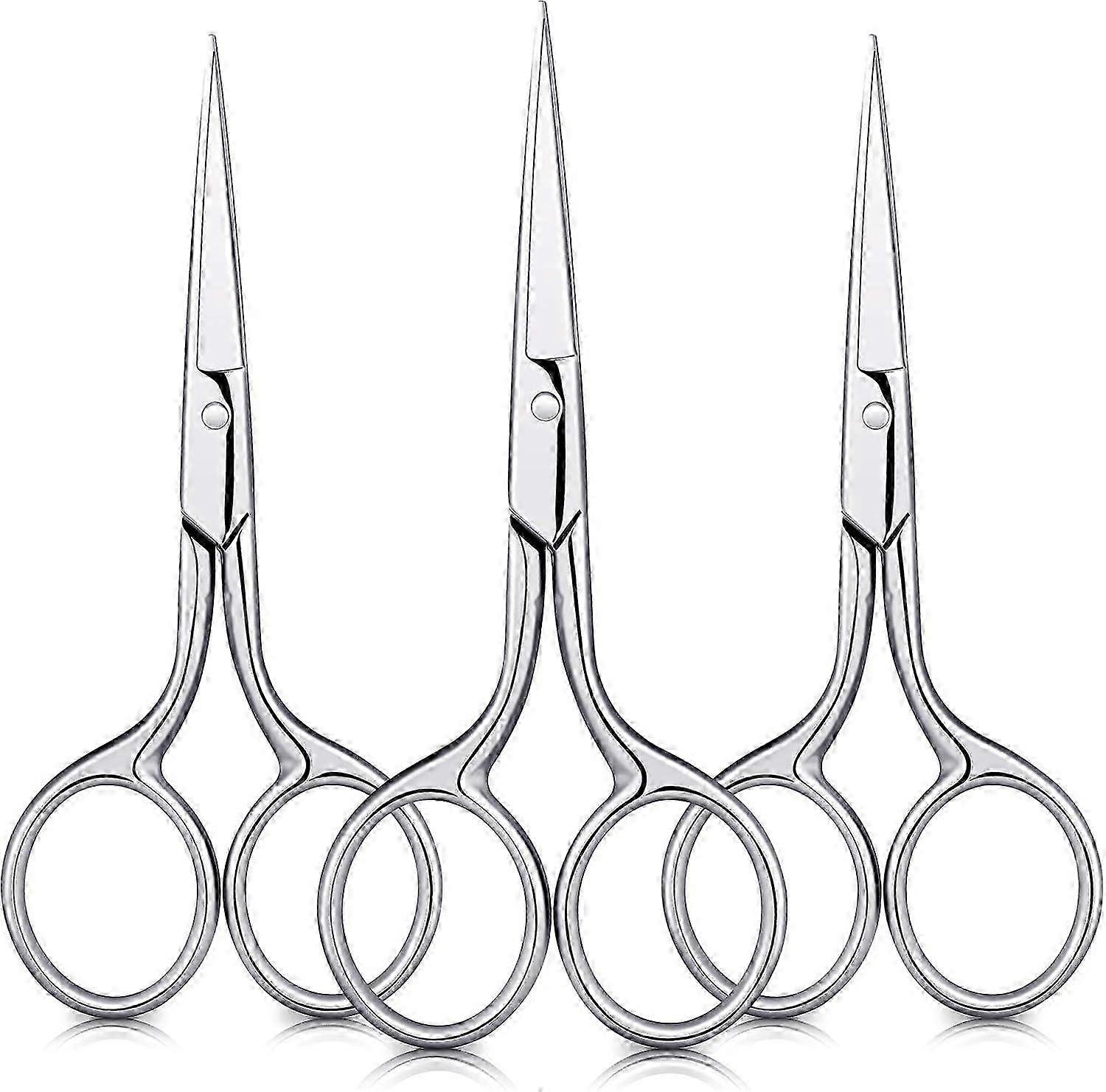 Precision Stainless Steel Embroidery Scissors - Sharp Sewing Tool for Crafting & Detailed Stitching