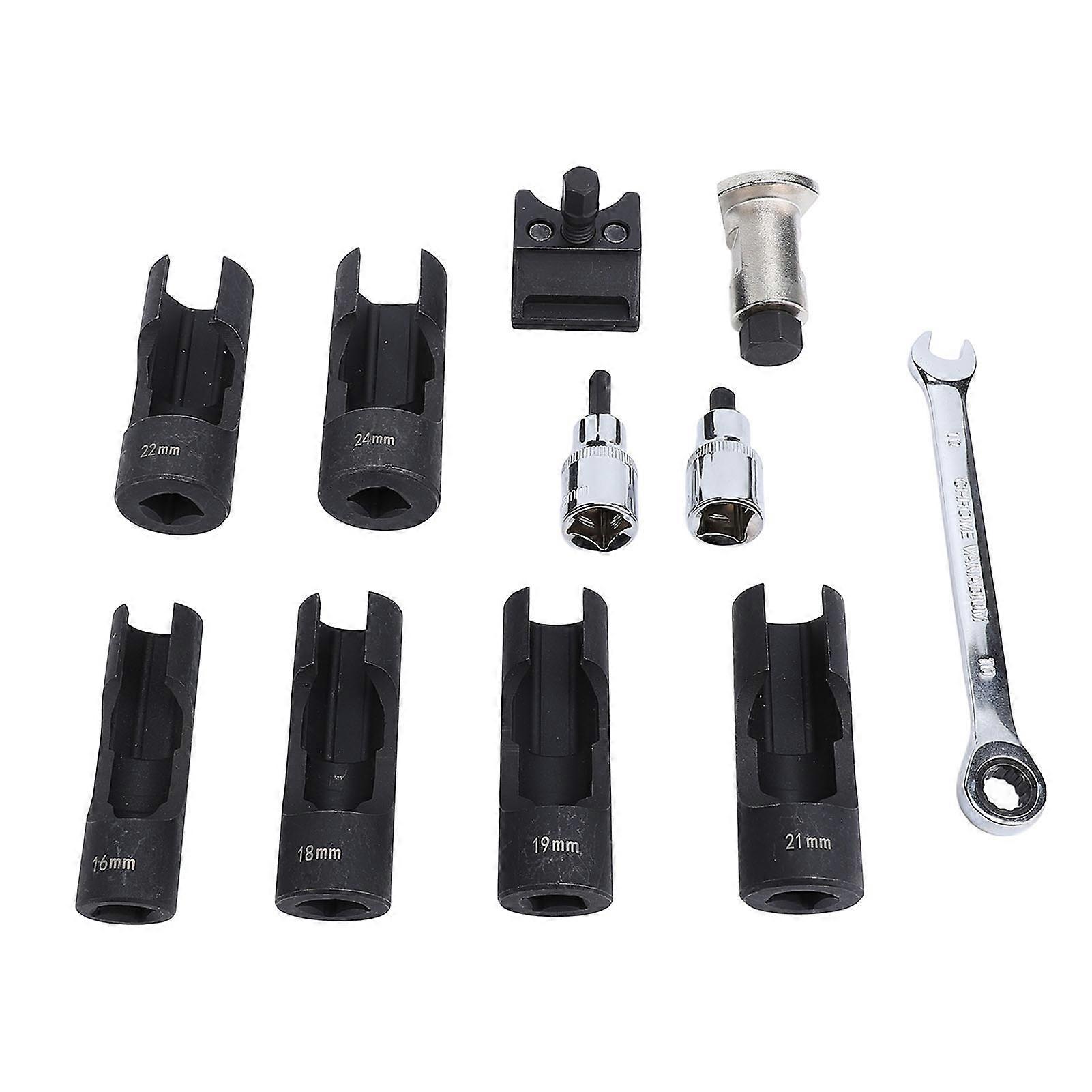 Strut nut socket set for suspension repair with 1/2in drive