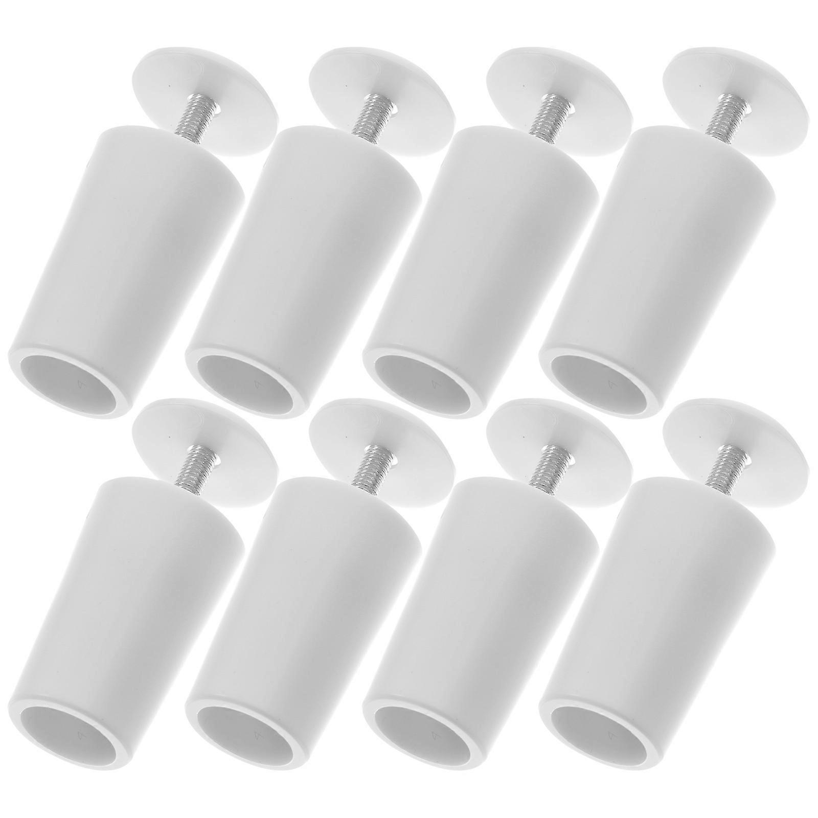 Blind Accessories Blind Stoppers for Home Office Curtains Daily Use Compact White Plastic Stopper 8Pcs