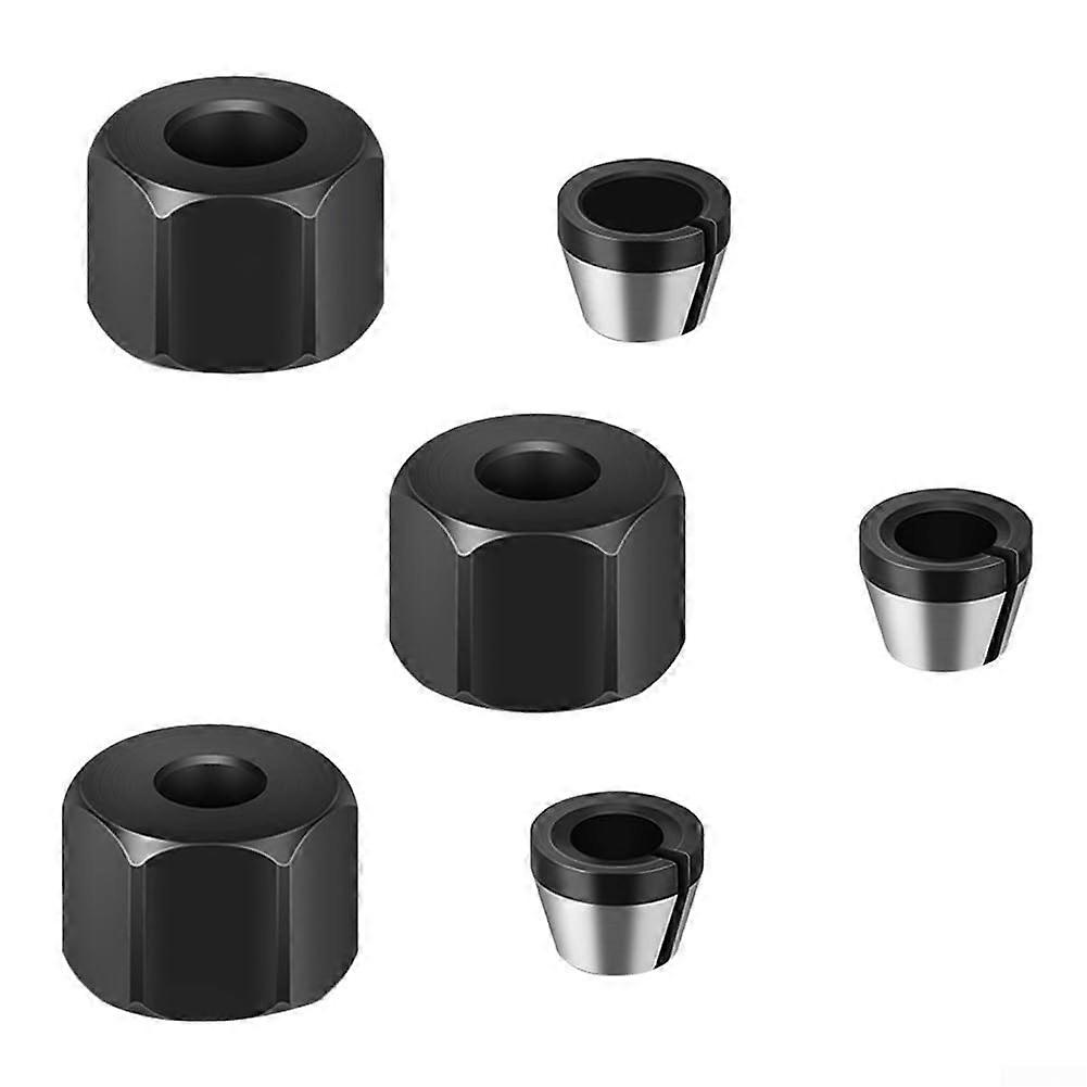 Spannzangenfräser Bit Set with Multiple Hole Sizes for Chuck Conversion, High Precision, Durable Material