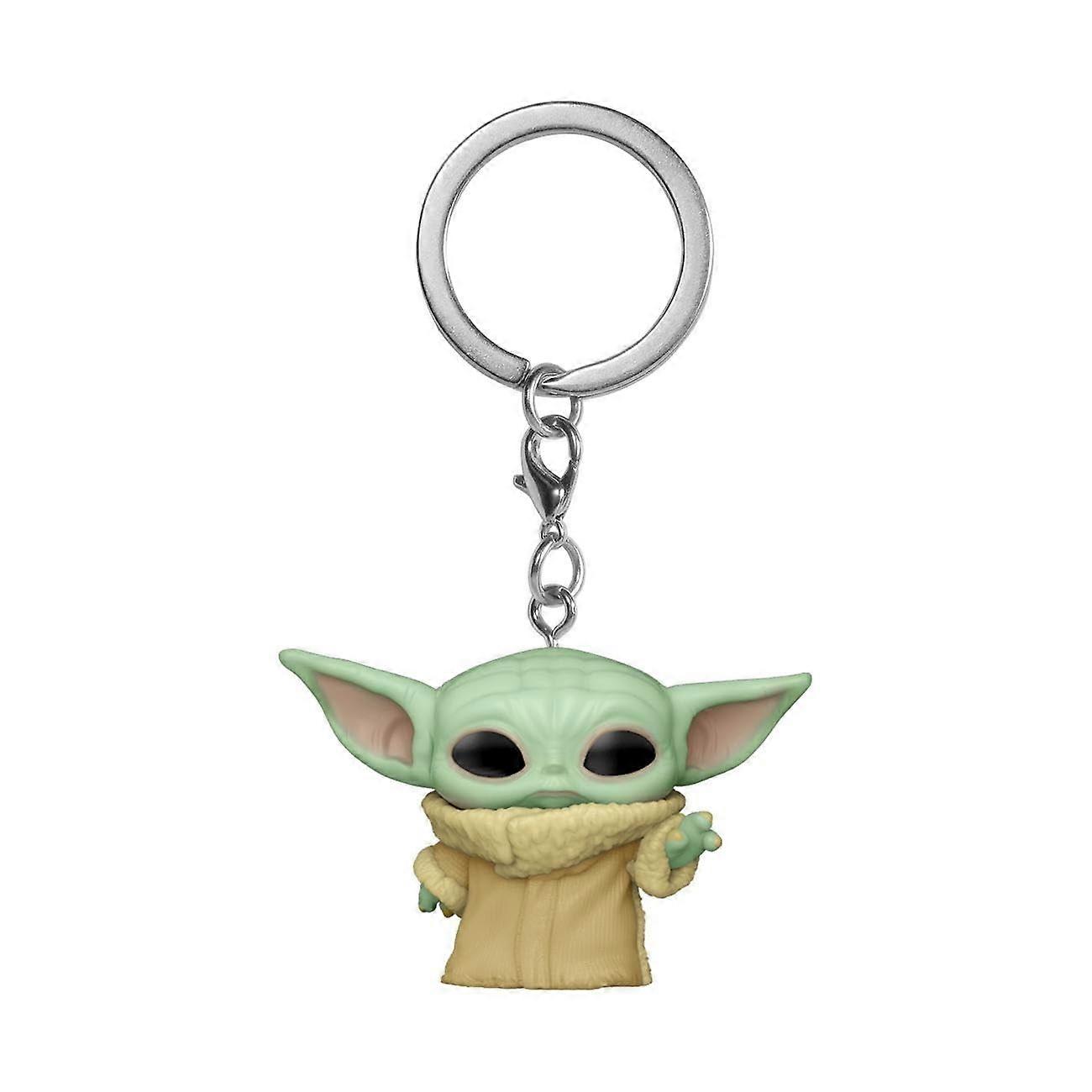 Pop! Keychain Star Wars The Mandalorian Grogu Vinyl Mini Figure Keyring 2-Inch Multicoloured Official Merchandise