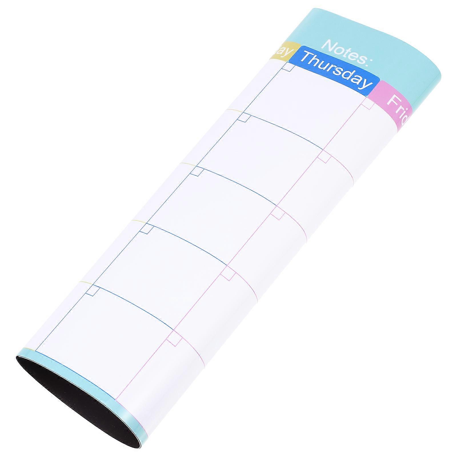 Refrigerator Dry Erase Board Assorted Color Magnetic Note Taking Home Office Use 16.5×11.8×0.1in Daily Planning 1Set