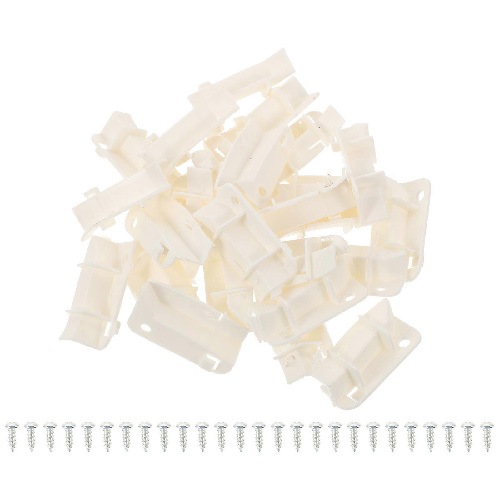 25pcs Ceiling Light Rotary Buckles – Versatile Lamp Clips for Easy DIY Lampshade Installation, Heat Resistant Lighting Accessories for Ceiling