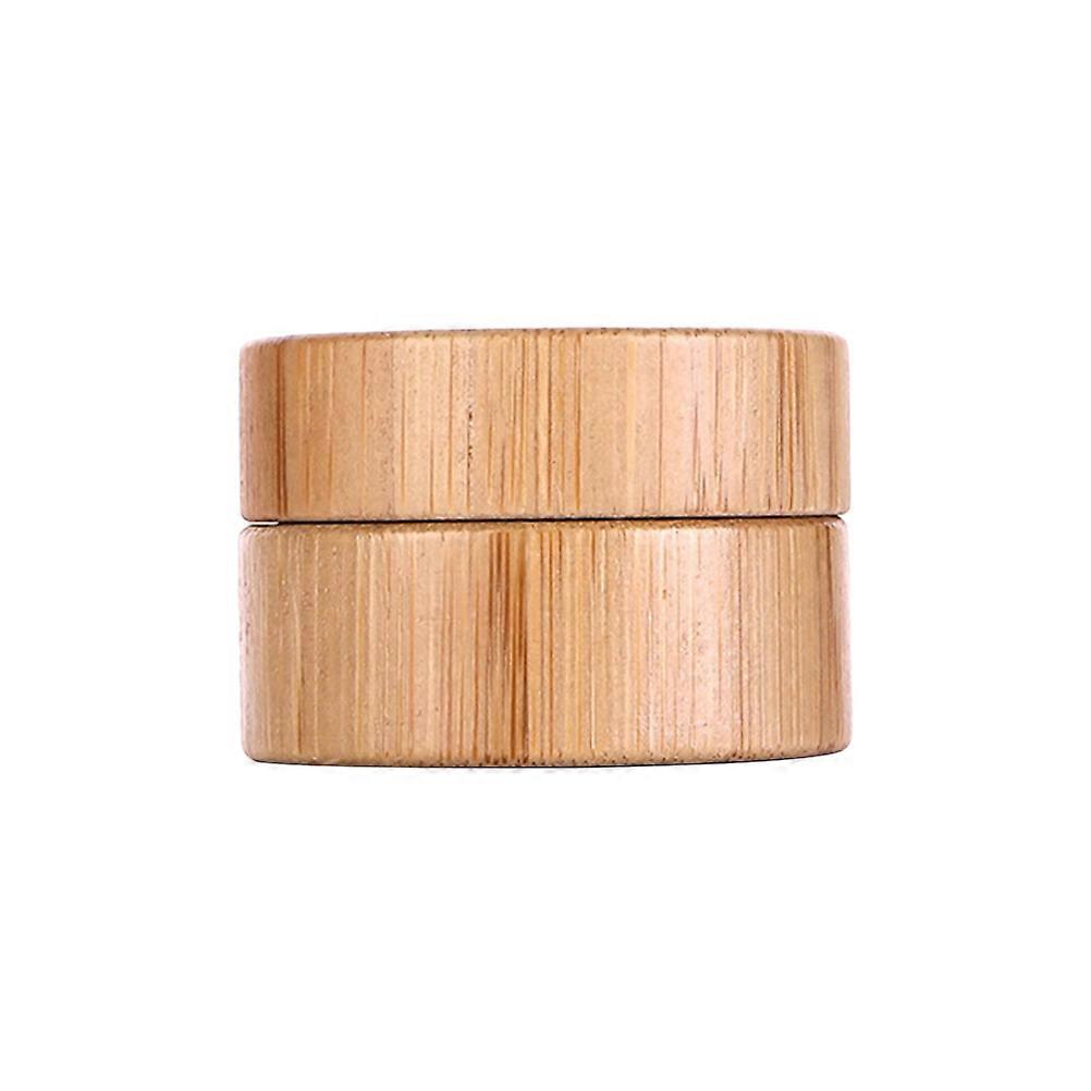 Light Brown Refillable Cream Bottles with Good Sealing for Storage Perfect for Travel or Daily Use 5g