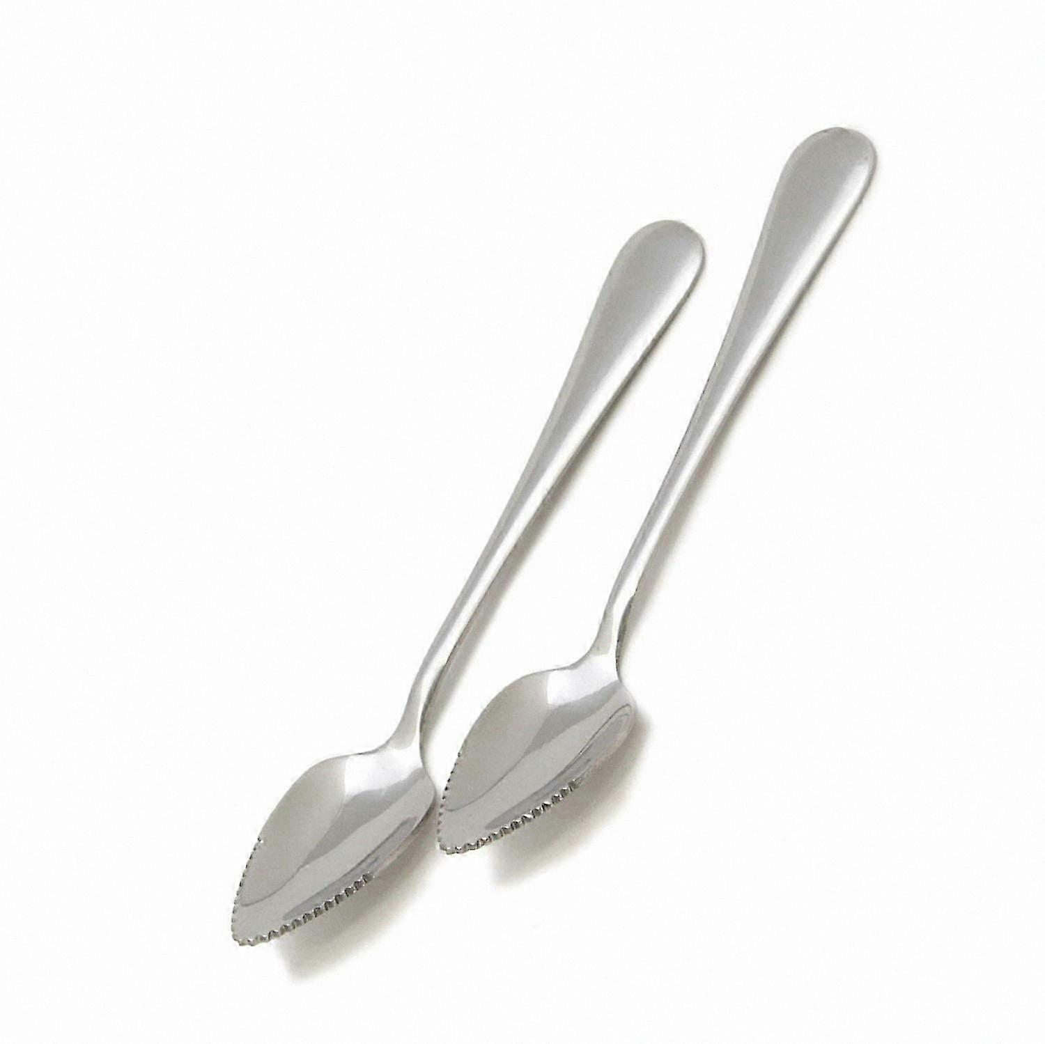 Conjunto de Colheres de Citrinos, Pacote com 2, Comprimento de 7 Polegadas, Acabamento em Aço Inoxidável