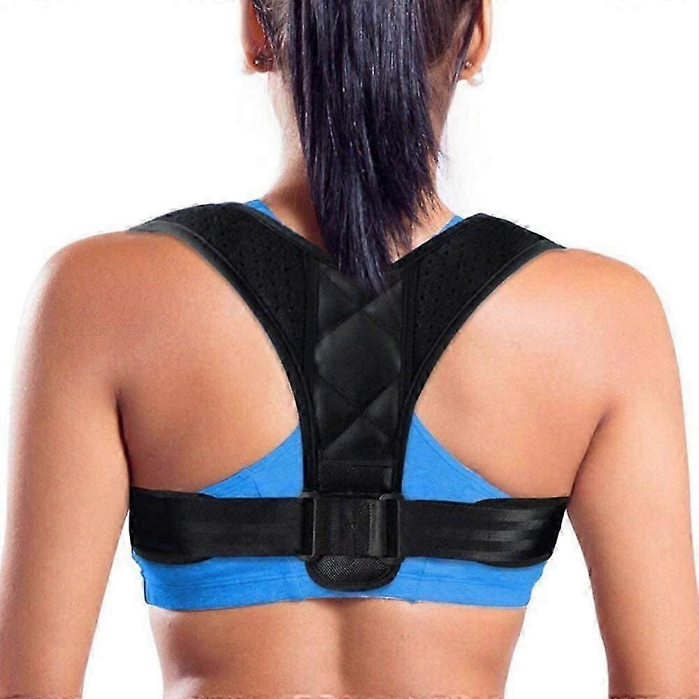 Posture correction for men and women, adjustable upper back support for collarbone support and neck