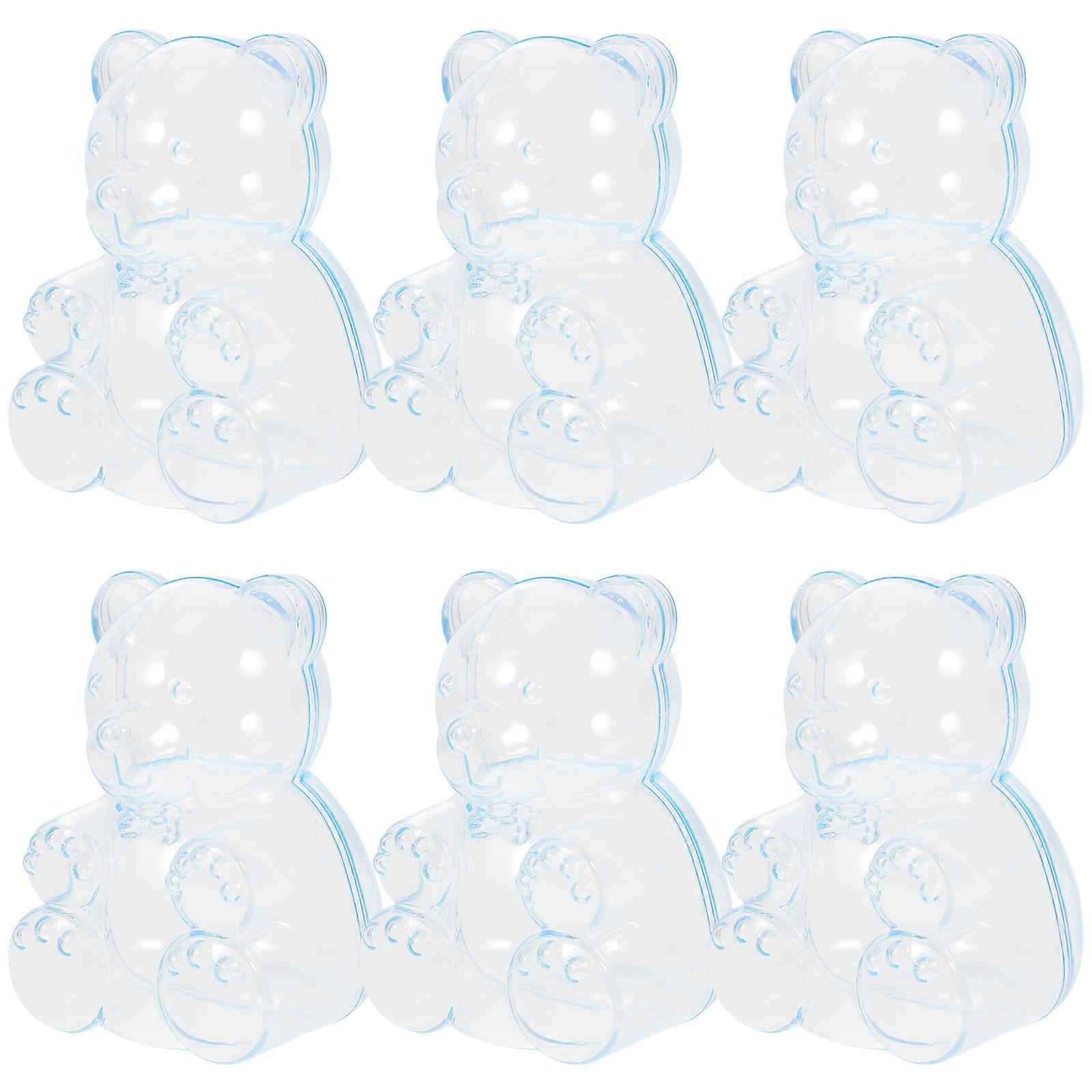 Skyblue Bear Shaped Candy Boxes for Party Favors and Storage Use Made of