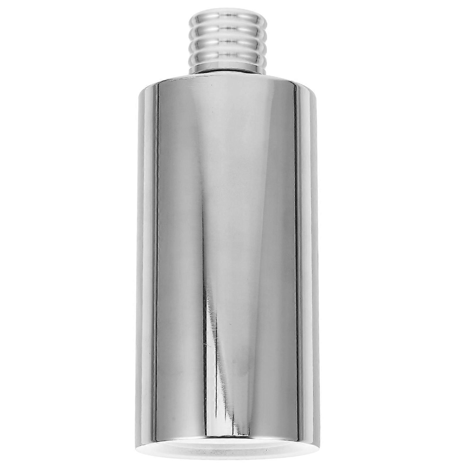 Stainless Steel Compact Hip Flask Sleek Cylindrical Design Portable Alcohol Container for Outdoor Activities Hiking Travel Events