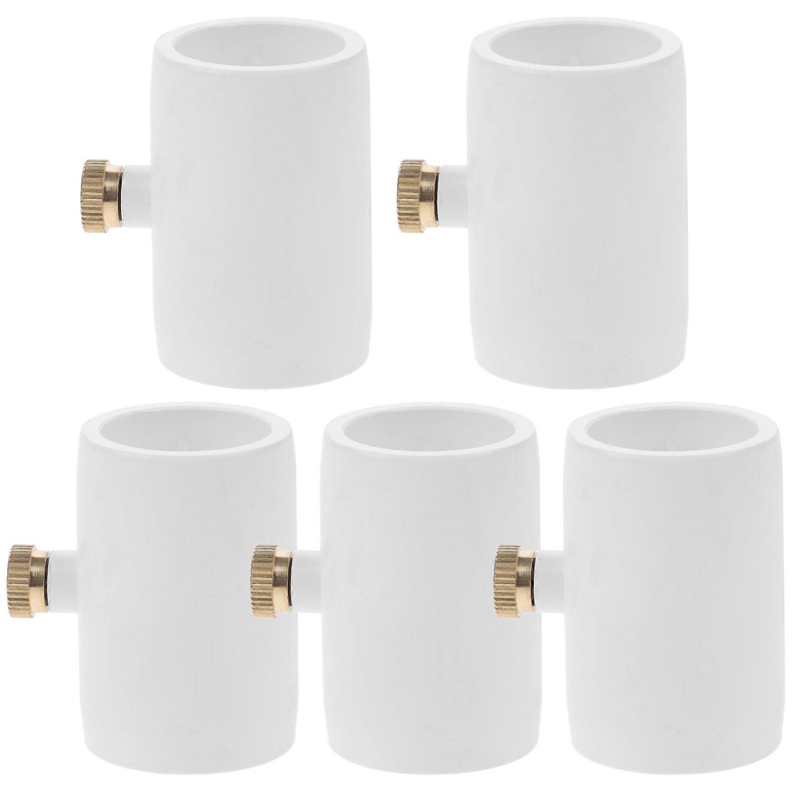 Durable White PVC Mister Nozzle with External Thread for Outdoor Misting Cooling System 1/2"