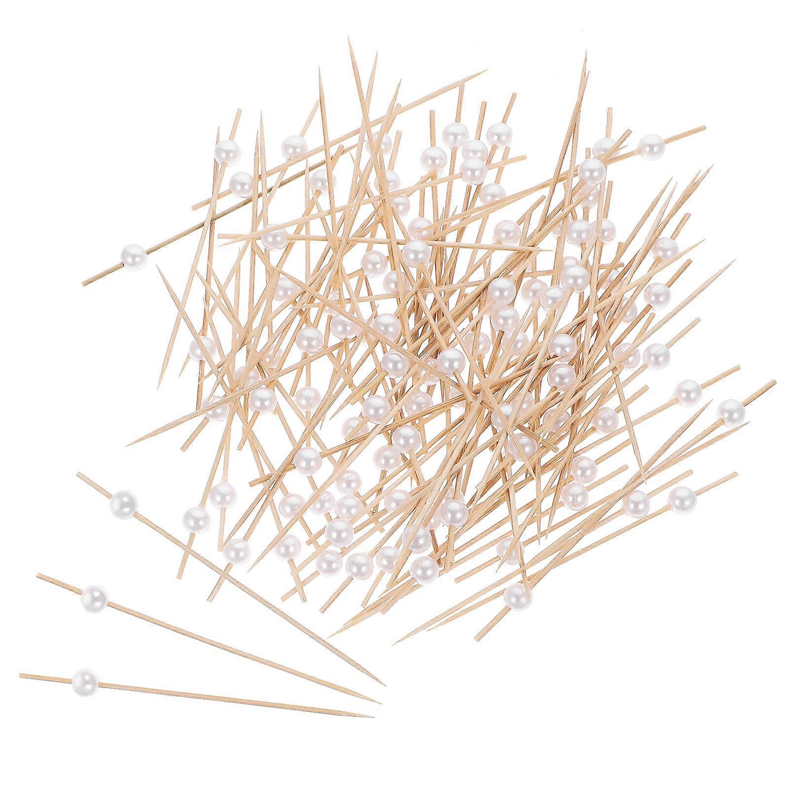 Appetizer Picks Decorative Toothpicks For Drinks Family Gatherings And Afternoon Tea 11.50X1.00X1.00CM 100Pcs