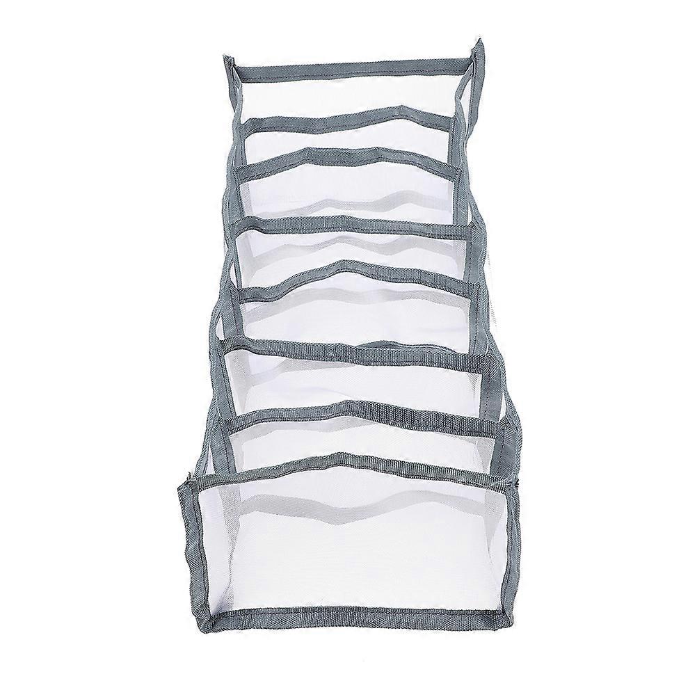 Drawer Clothes Organizer Wardrobe Jeans Organizer Clothes Storage Rectangular Simple Design Grey 36.00X25.00X20.00CM 1Pack