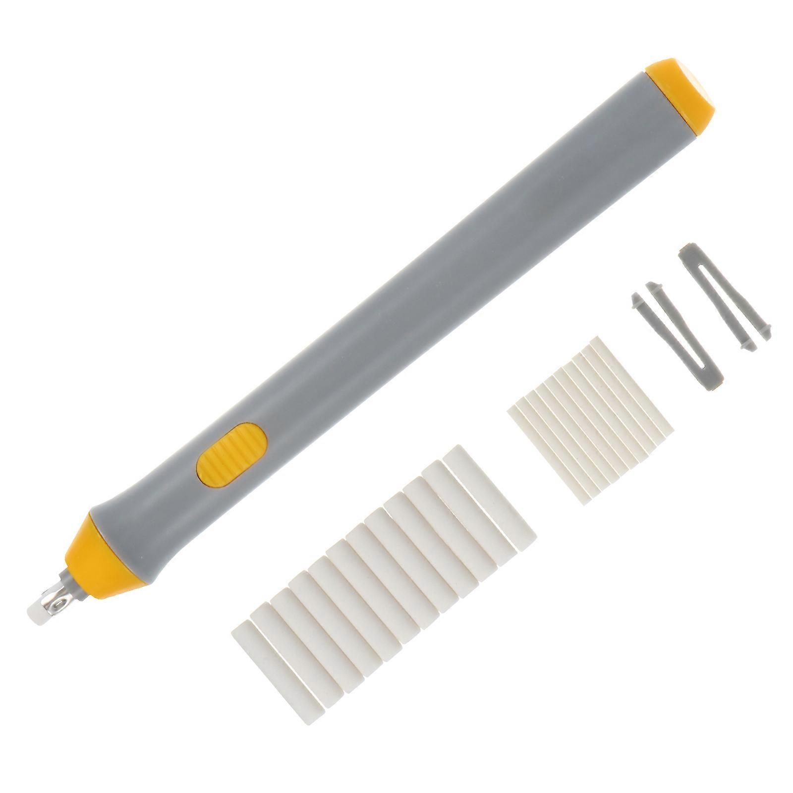 Mechanical Electric Eraser Portable Design Tone Modification For Painters Grey 16 x 1.6 x 1.6 Cm Typo Erasing 1 Set