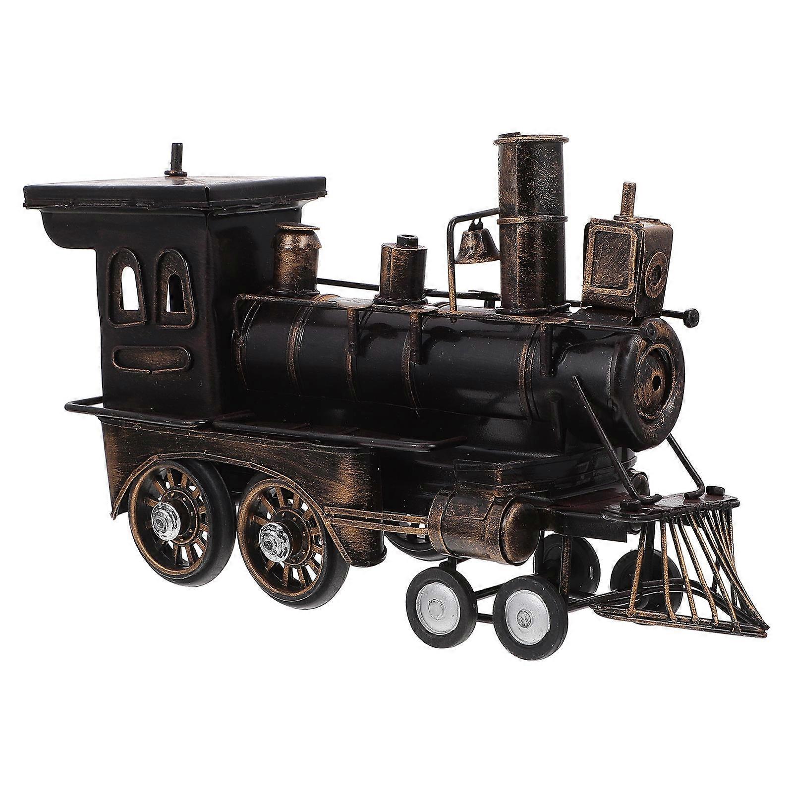 Diecast Train Locomotive Model Ornament Bedside Decor Multi 23X9X15cm Simulation 1Set