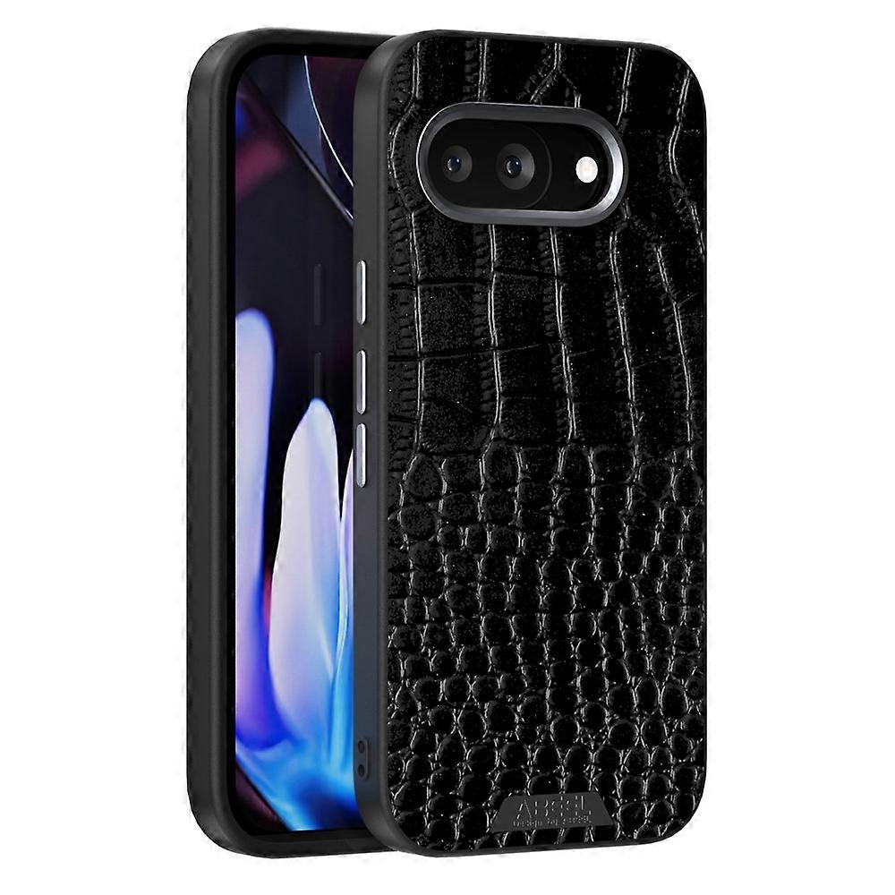 ABEEL Compatible For Google Pixel 9a Case Compatible with MagSafe Crocodile Texture Micro-Embossing Back Cover