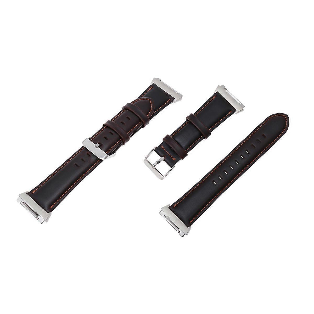 Fashionable Wristband for Watch Premium Replacement Strap in Coffee Color Adjustable Size