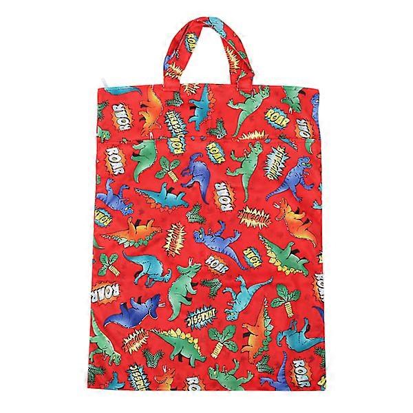 Waterproof Wet/Dry Bag Large Capacity Cloth Snack Bags Reusable Washable Diaper OrganizerA76