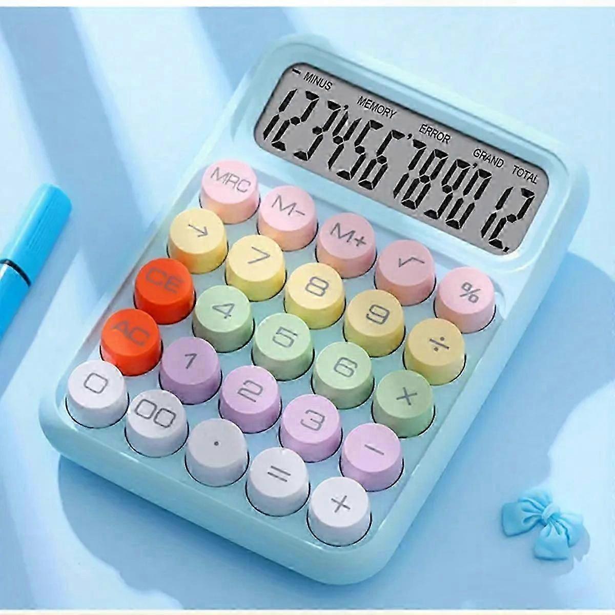 Simple and Fresh Color Office Calculator with Modern Design