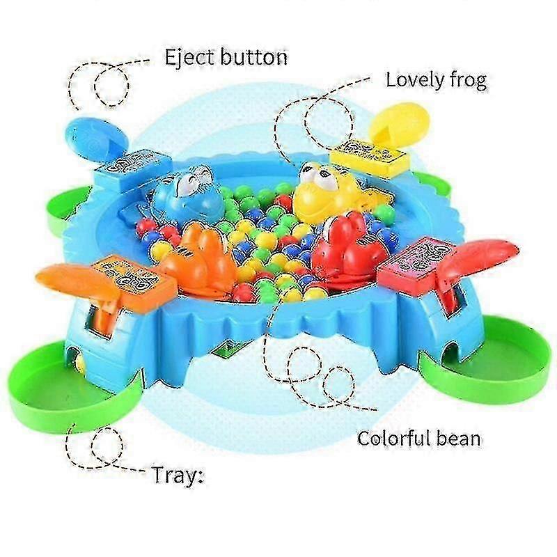 2025 Board games fun hungry frog eat beans board game frog eating bean party desk table games strategy|st
