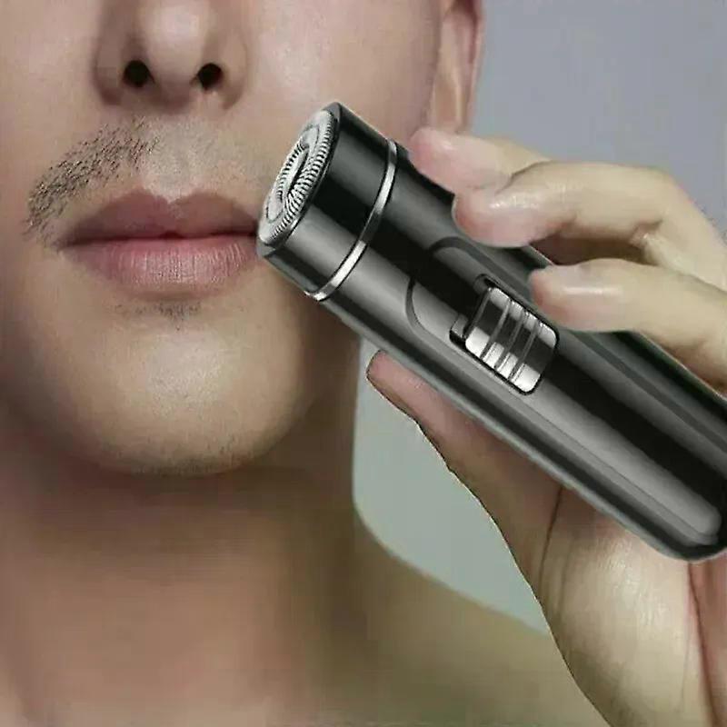 Compact & Convenient Electric Razor for Men - USB Rechargeable Wet & Dry Easy One-Button Use - Perfect for Home Car & Travel!