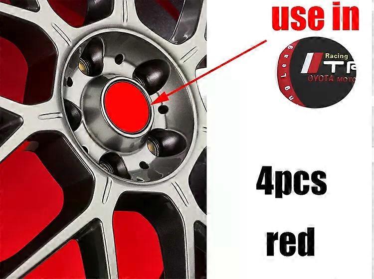 4pcs 56mm 60mm 65mm 68mm 3D車のエンブレムホイールセンターハブキャップリムリフィットクリエイティブバッジカバーデコレーションステッカーアクセサリーFT