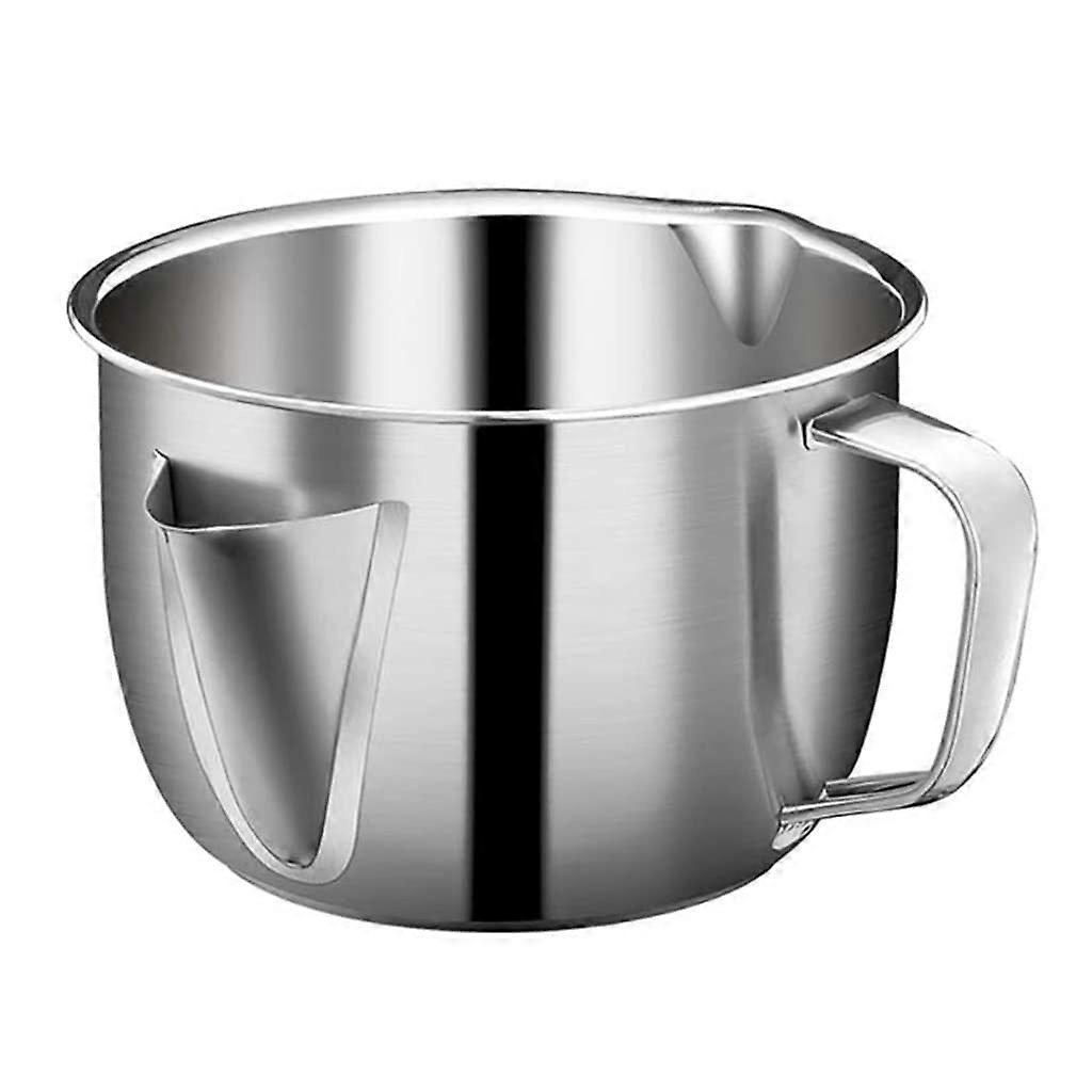Stainless Steel Oil Separator Bowl, 950ml, MultiFunctional Filter, Durable Fat Separator, Silver