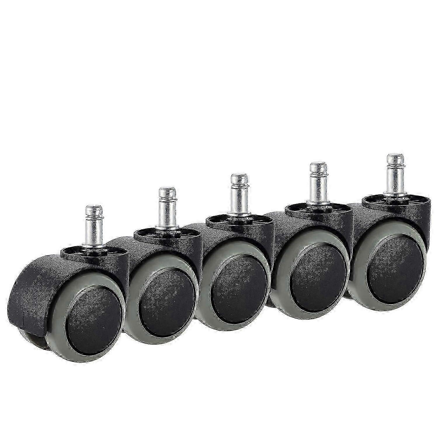 オフィスチェアキャスターホイール、5パック、フィットIKEAチェア(10mm x 22mm)ヘビーデューティー