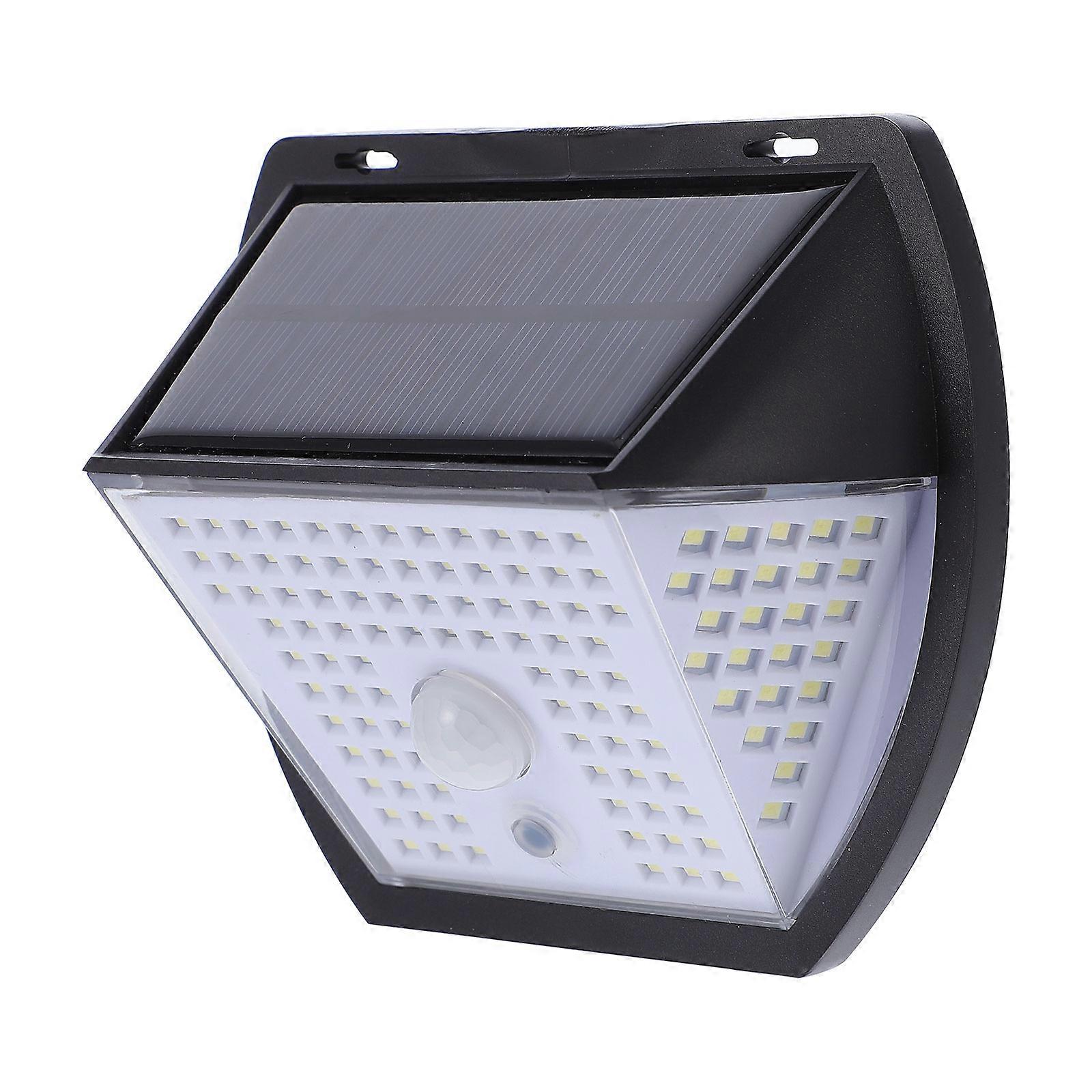 Ip44 Rated Solar Light Featuring Motion Detection For Garden Lighting With Black Color 1Pcs