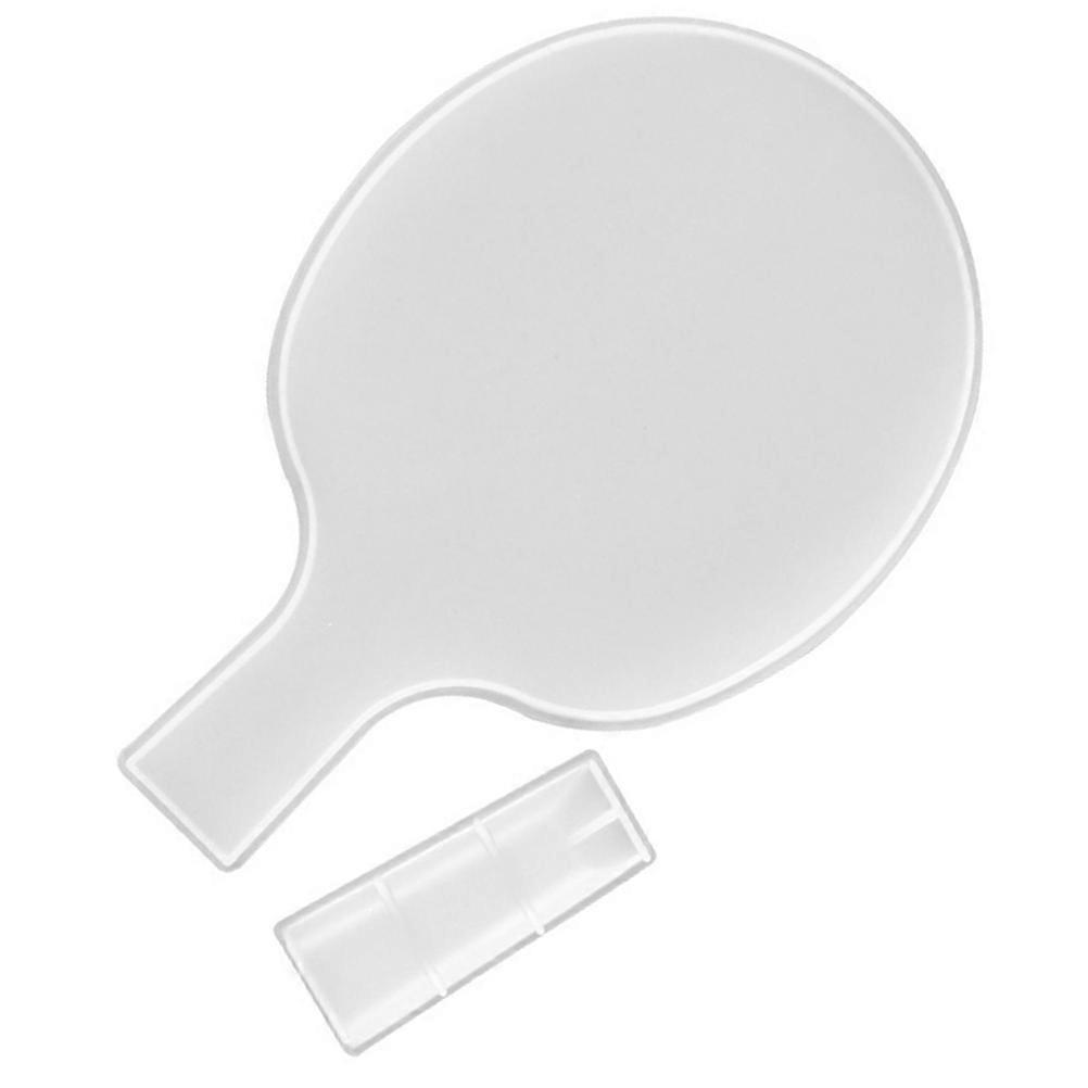 Creative DIY Table Tennis Racket Silicone Mold – Durable, Flexible Crystal Mould for Epoxy Casting and Ornament Crafting Projects