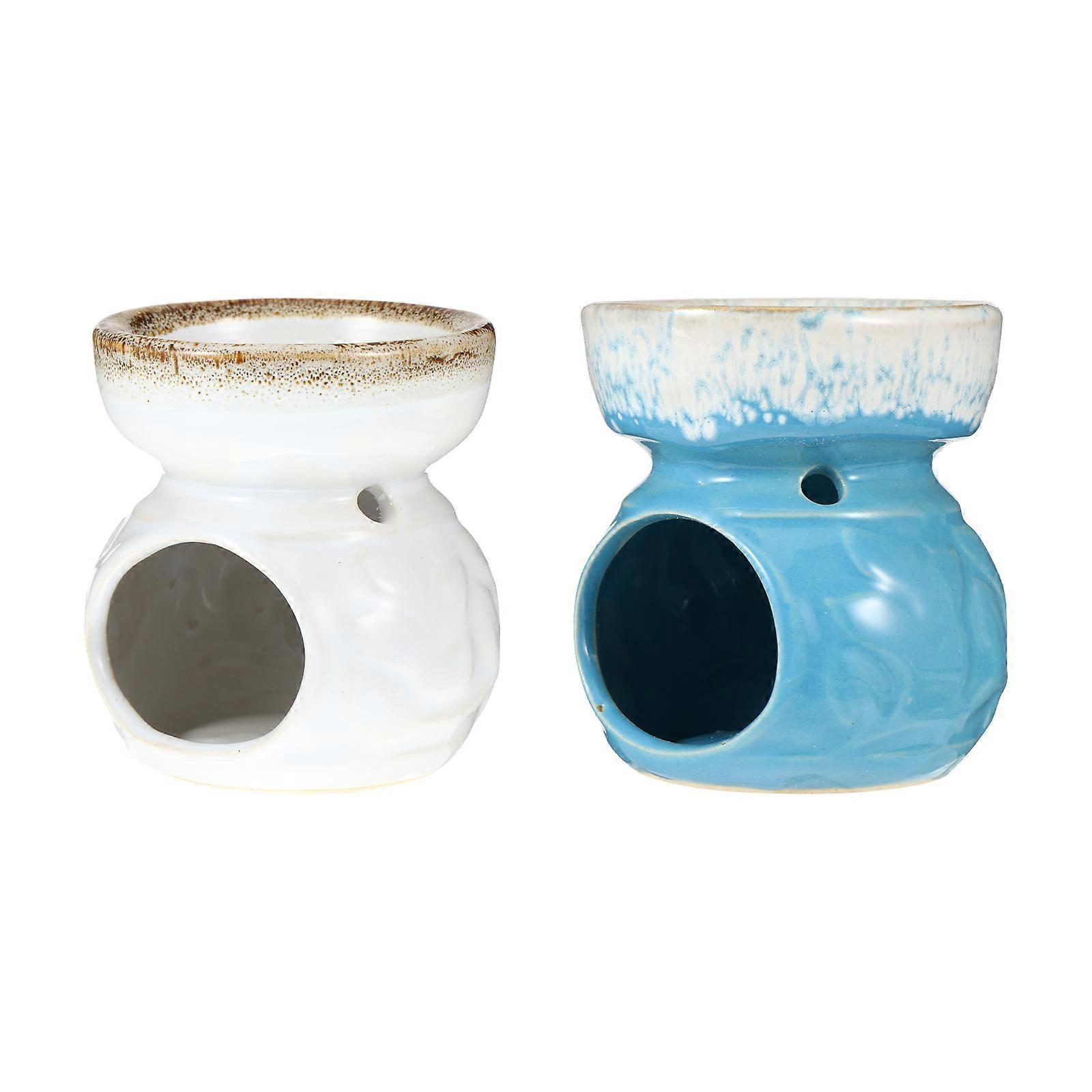 2pcs Ceramic Incense Burner for Censer Ornaments