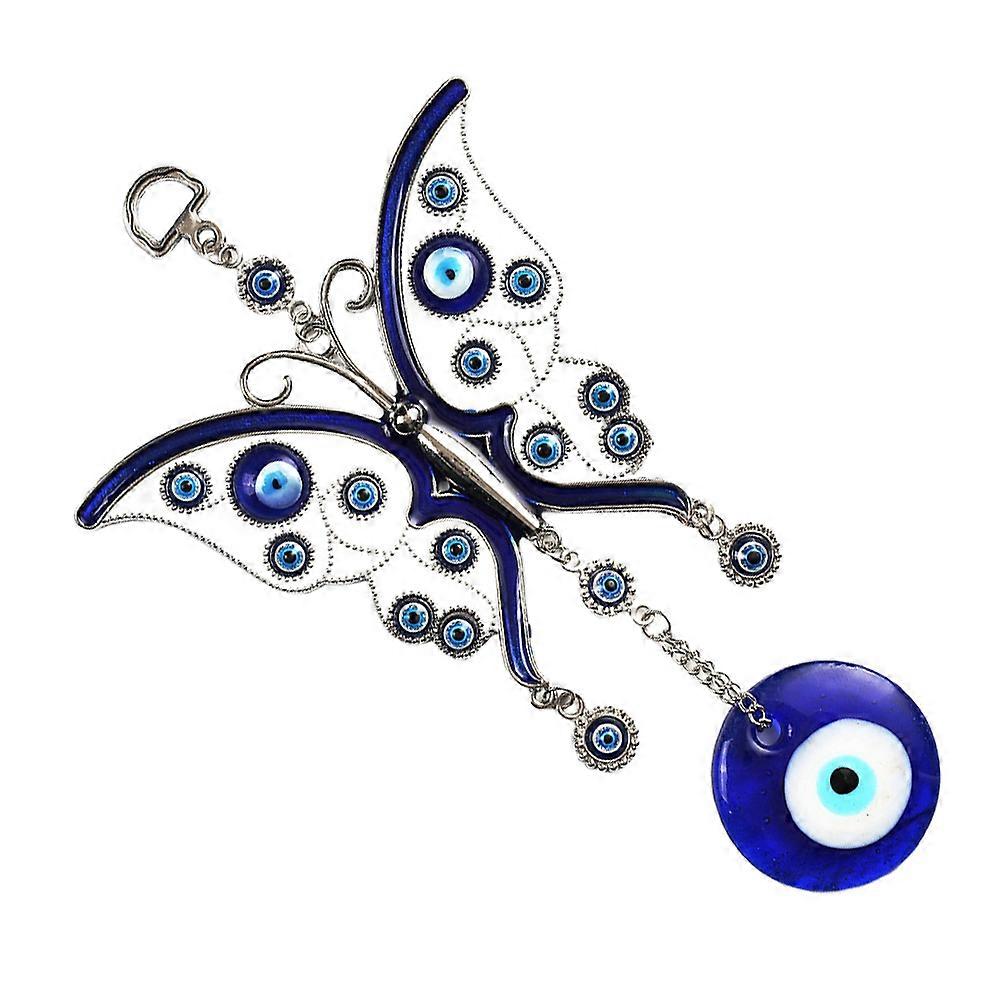 Evil Eye Pendant Vehicle Accessory Great For Car Interior With Round Assorted Color Compact Design 1Set