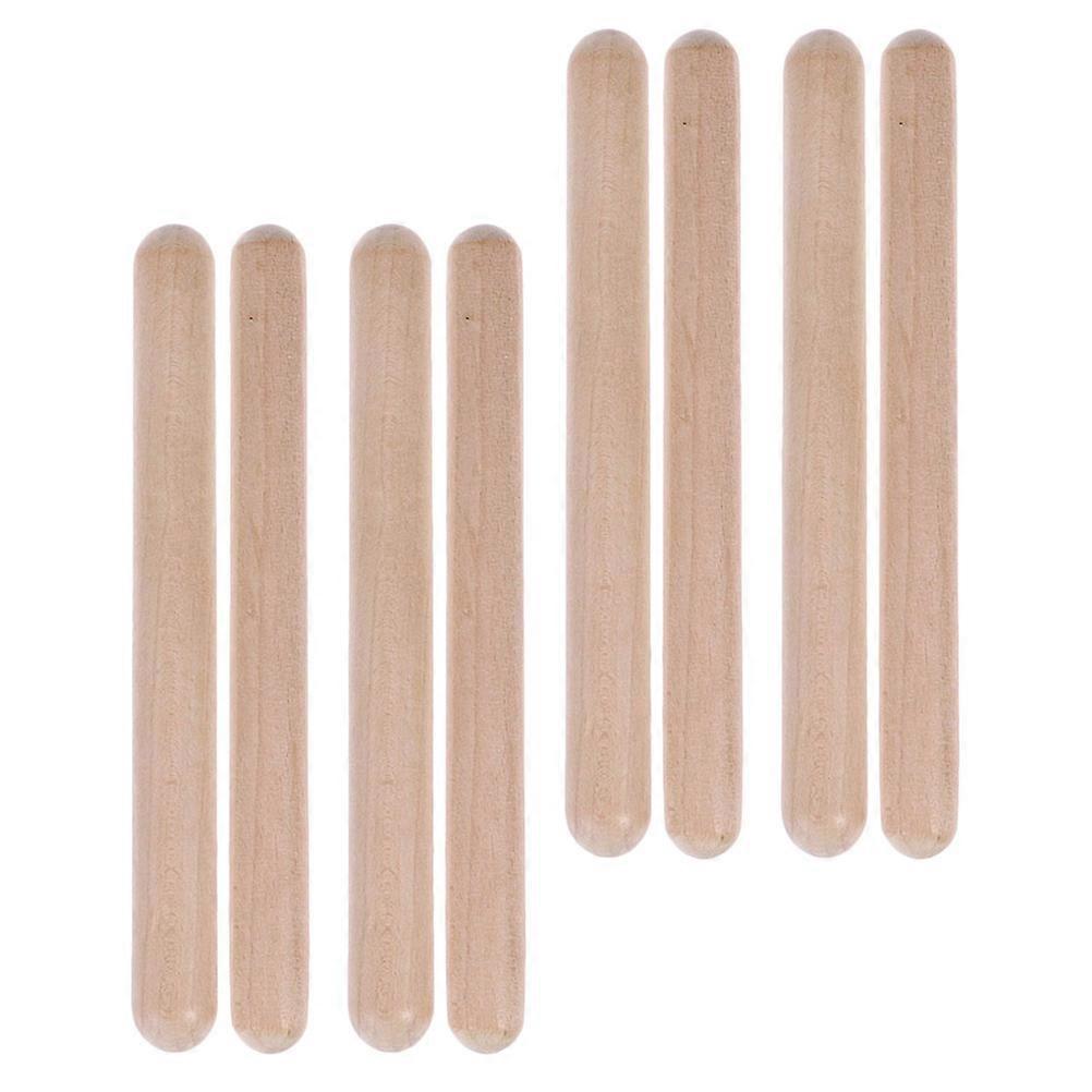 4 Pairs Educational Rhythm Sticks for Kids – Safe Percussion Instruments to Develop Rhythm Skills in Early Learning