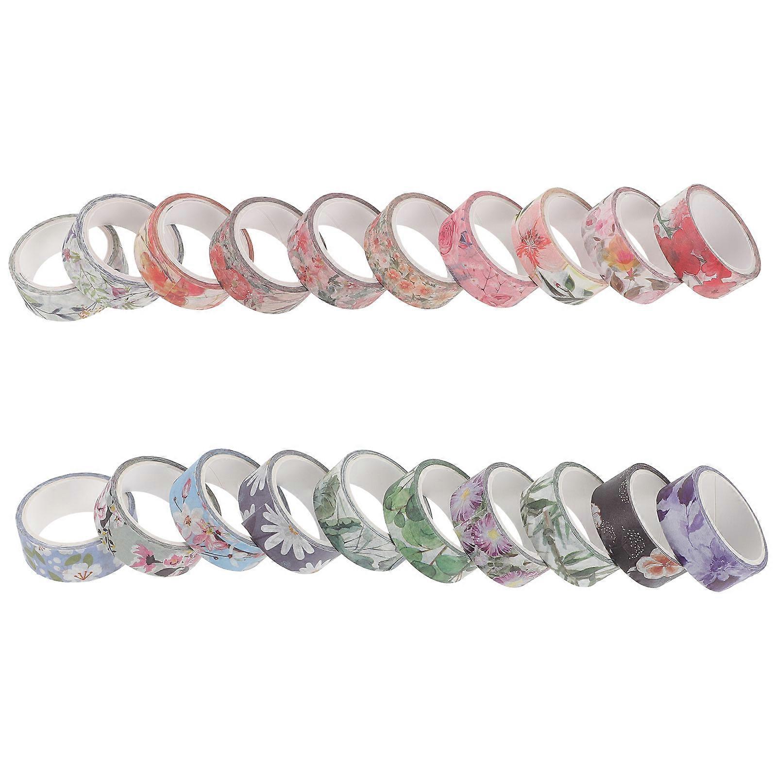Creative DIY Scrapbooking Tape Rolls For Gift Boxes 15x4.5cm 20Set Suitable For Adults And Children