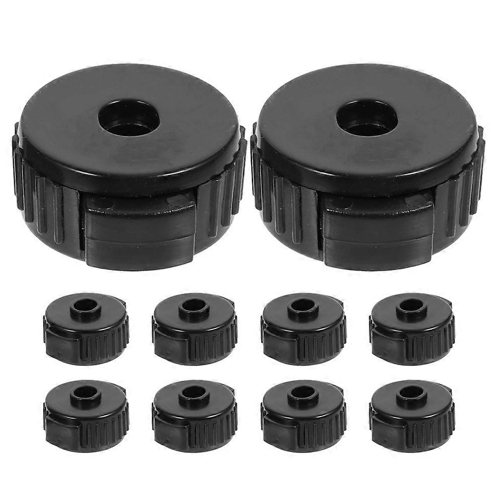 Quick Release Cymbal Nuts 10pcs, Durable Material, Easy Installation & Removal for Drum Hardware & Cymbal Stands