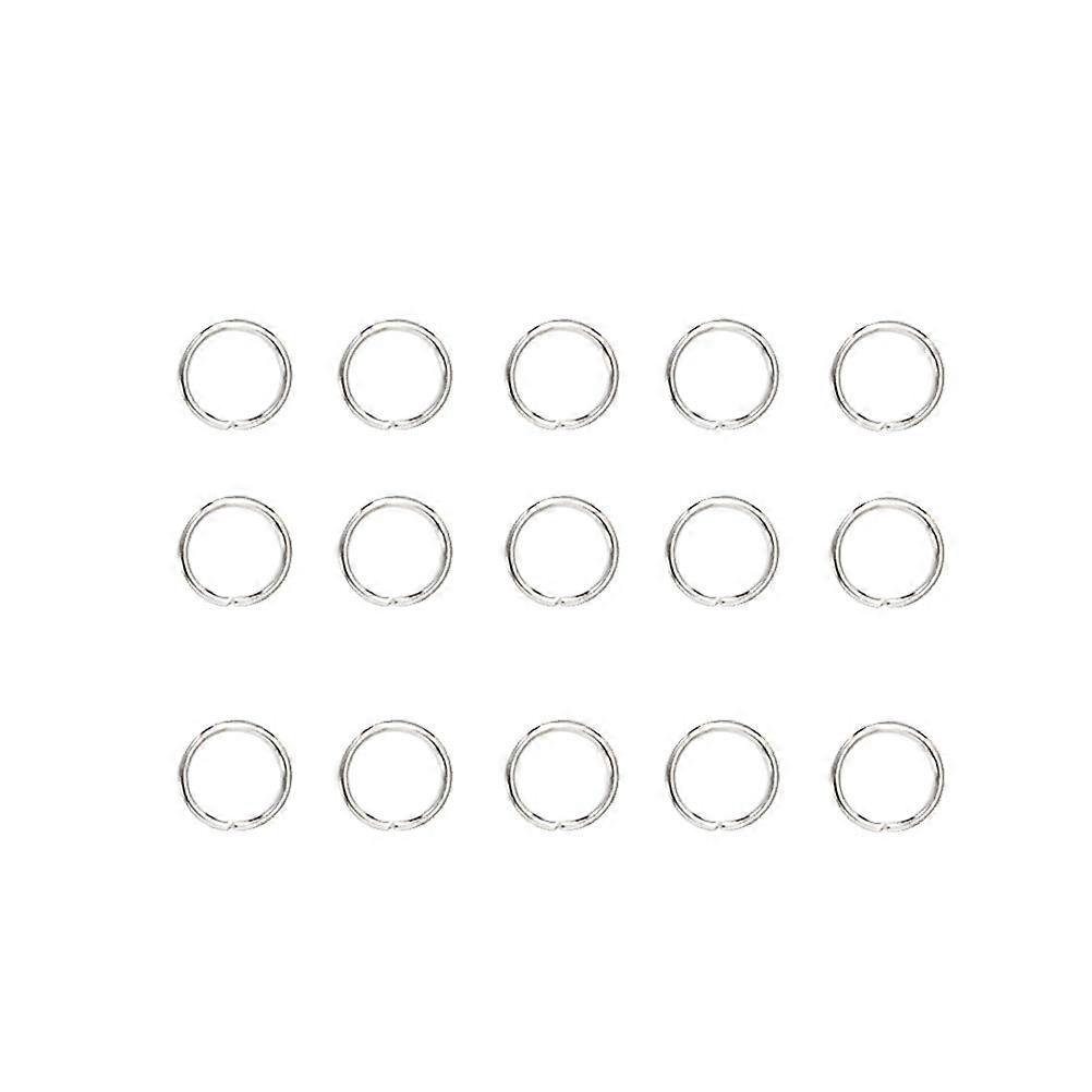 Stainless Steel Key Rings for Crafts Use Silver Color Fits Various Purposes 12x10mm