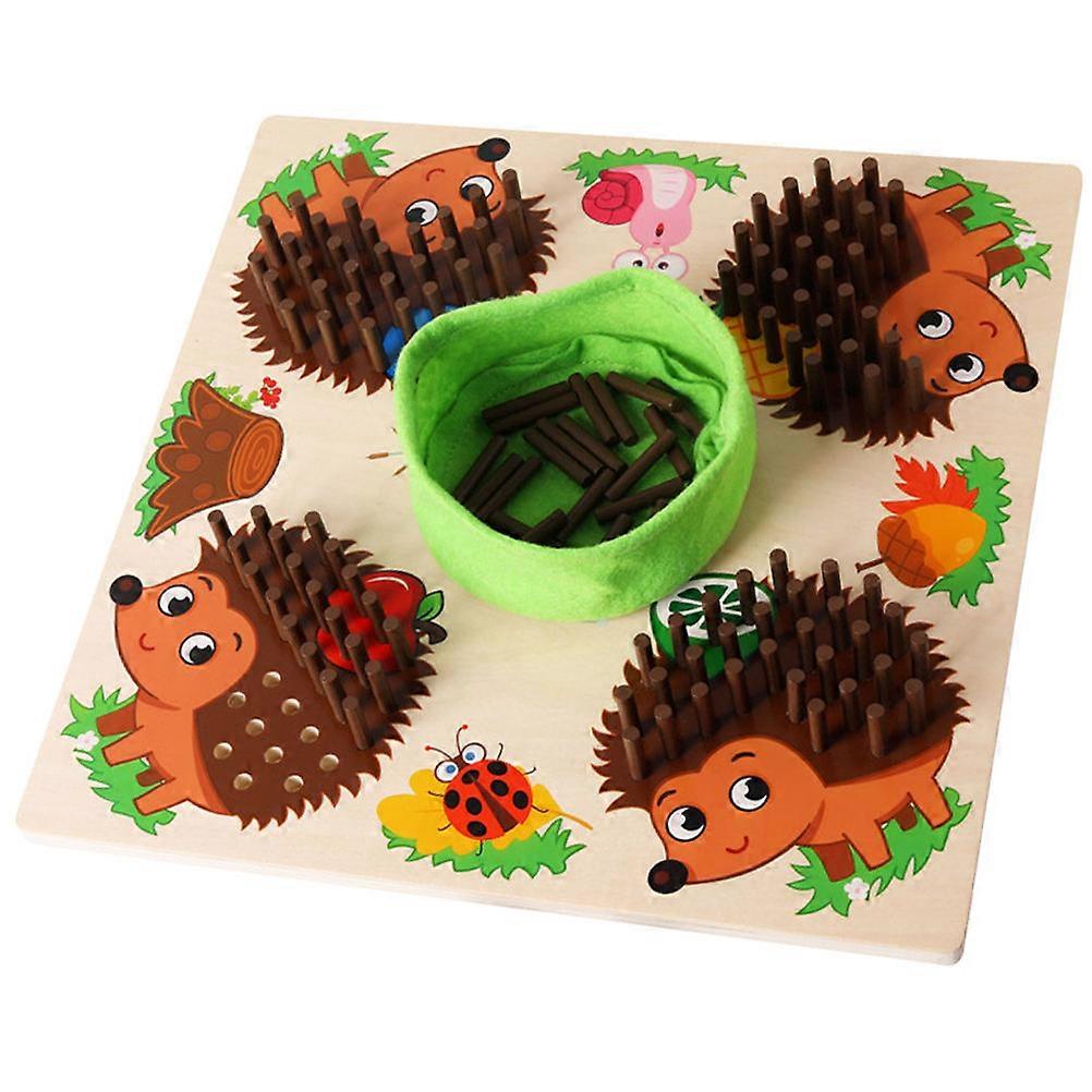 Interactive Funny Sensory Toy Hedgehog Shape For Kids 30.5X30.5CM Hand-eye Coordination 1Pcs