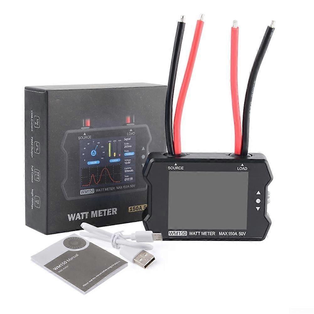 WM150 Voltage Tester With LCD Display For Comprehensive Power Analysis Up To 150 A