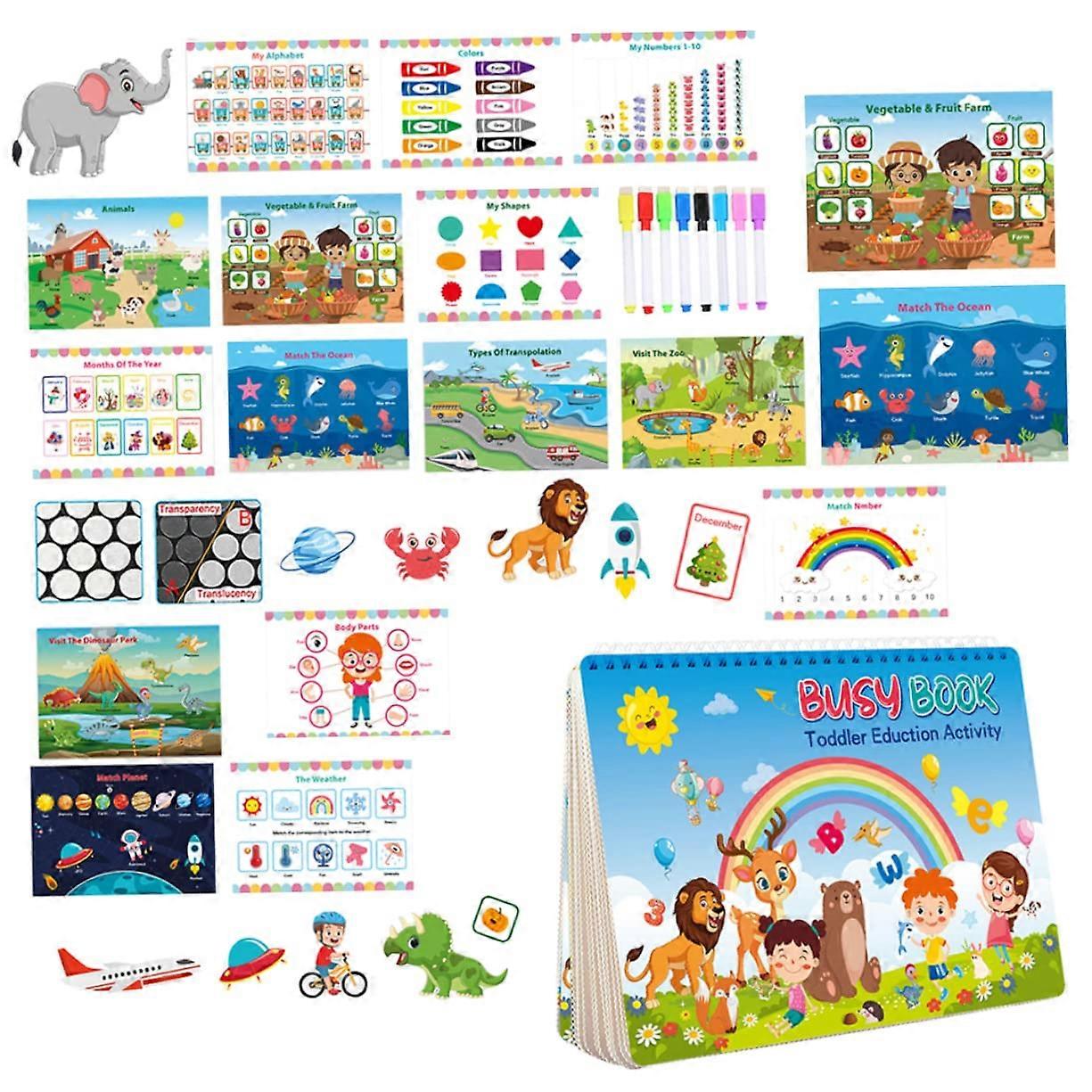 DIY Sticker Book for Children Funny Child Paper