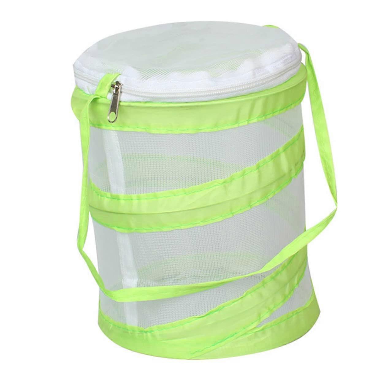 Butterfly Cage Insect Cage Foldable Cage for Insect Breeding Observation Box Breathable Mesh Fabric for School Lab 35x30cm