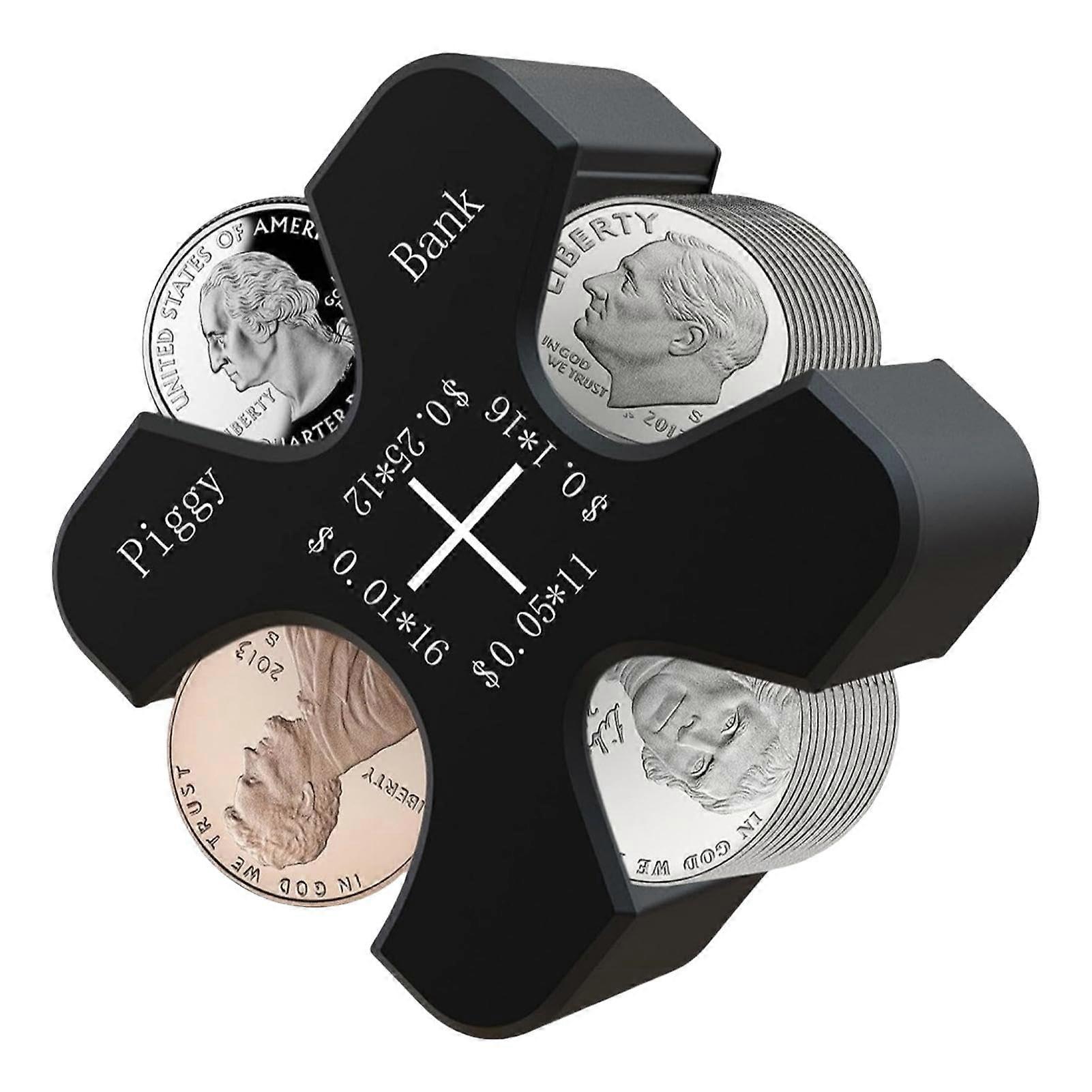 Coin Organizer for Car, Coin Sorter and Storage Box | Silicone Coin Organizer Compatible with Most Trucks and SUVs