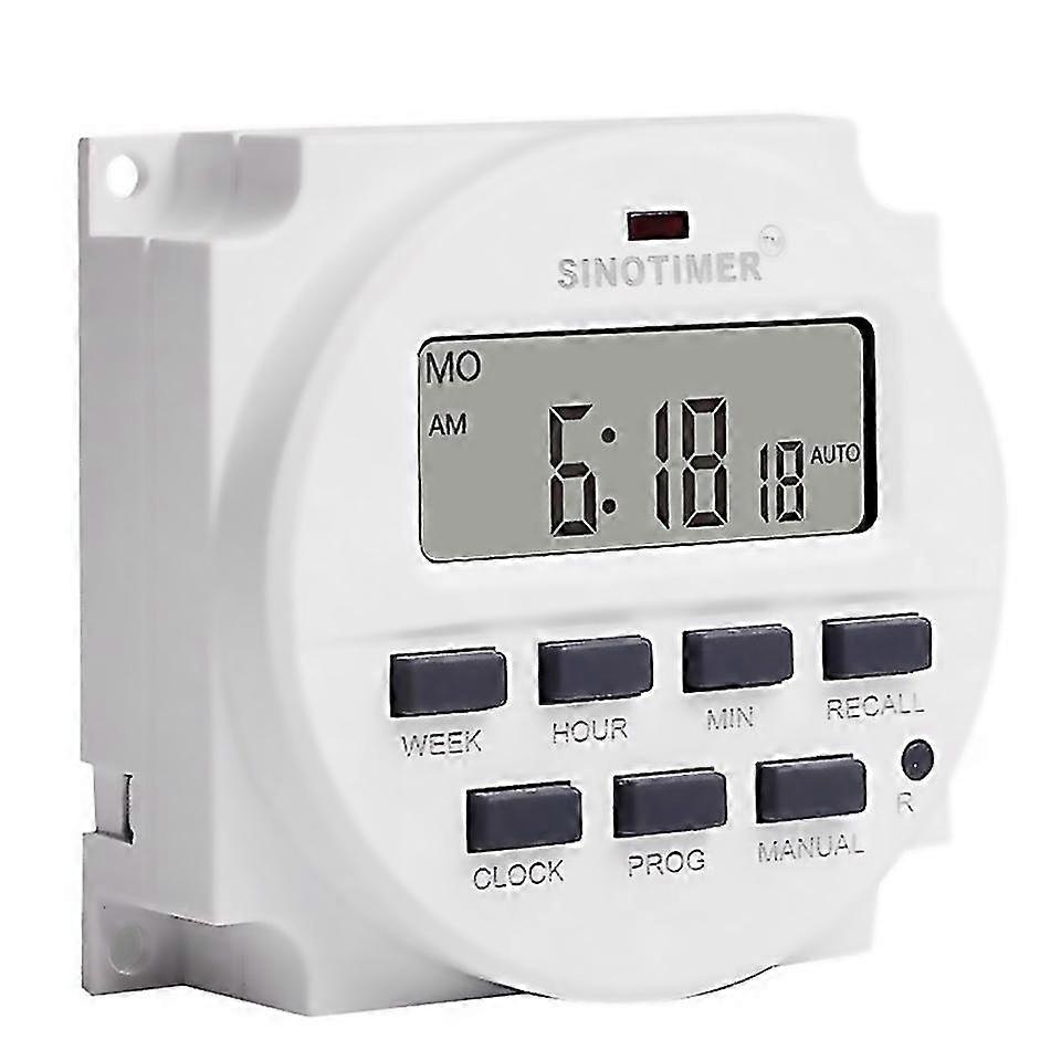 For sinotimer tm618h volt voltage output digital 7 days weekly programmable timer switch time relay
