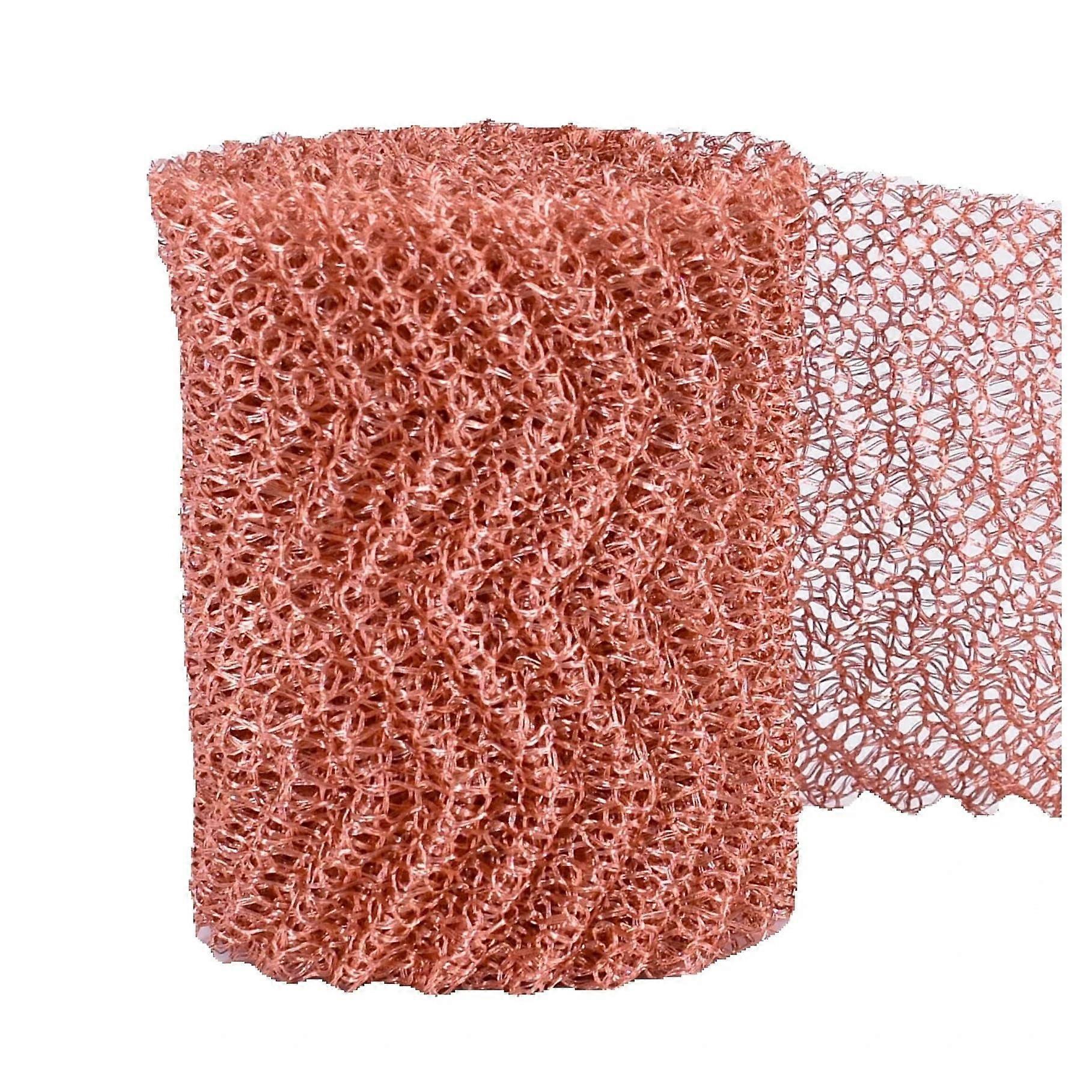 100 mm width, 1–10 m, 4 wires, pure copper mesh, woven filter, hygienic, foodgrade, for distillation, moonshine, homebrewed beer (Color: 7 Meters)
