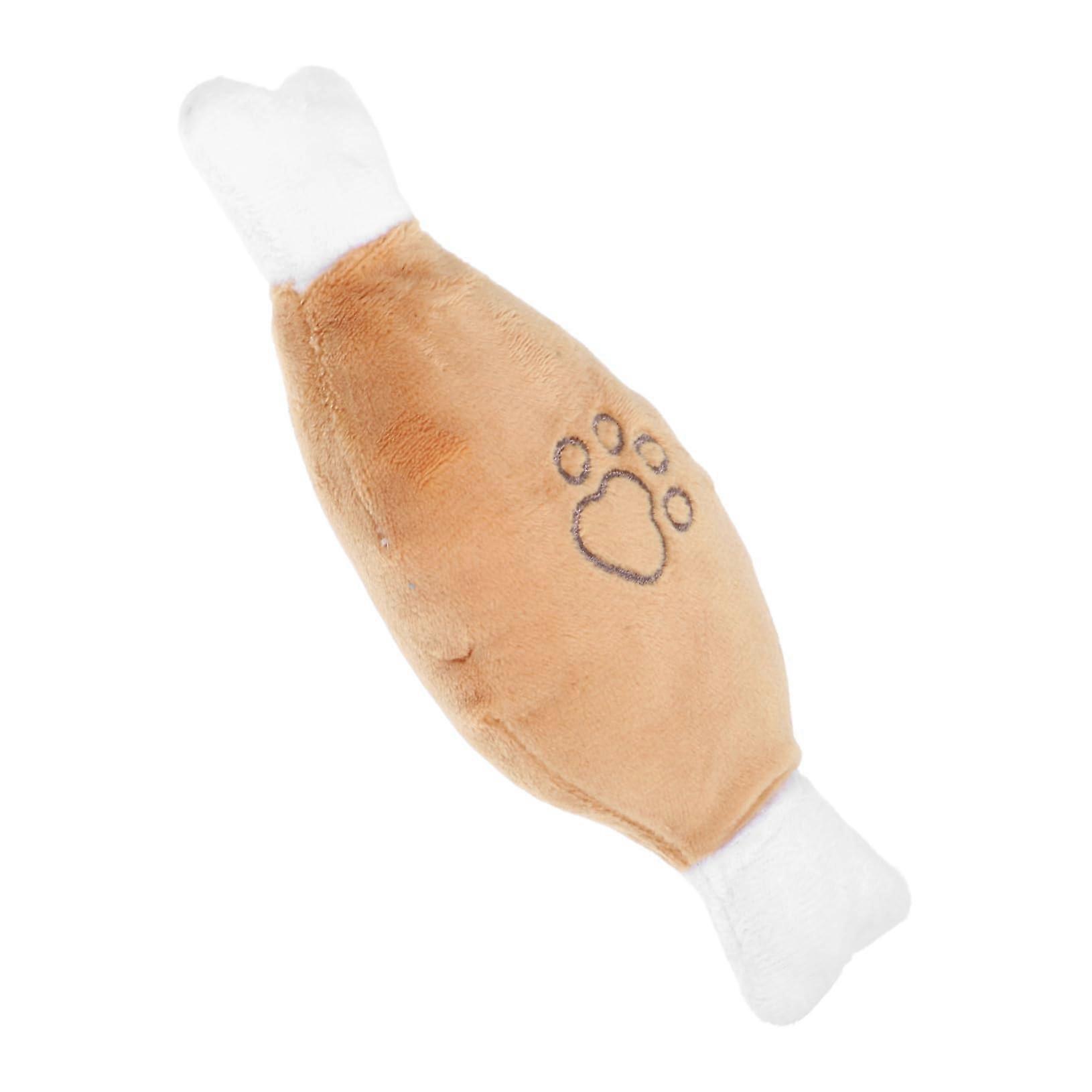 Pet Plush Teething Toy for Dogs - Molar Chew Toy with Squeaker for Puppies - Durable Material for Healthy Chewing