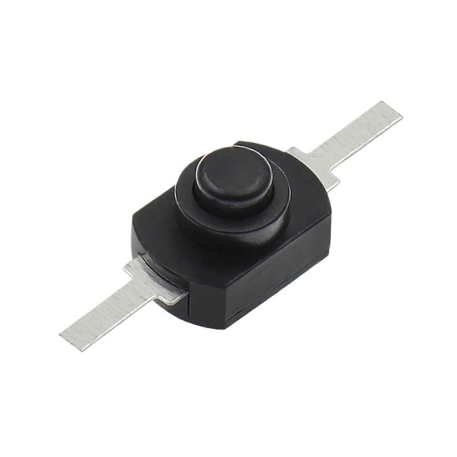 10PCS 12 * 8MM 30V 1A flashlight 1208YD selflocking switch(Black) Ref: 4818