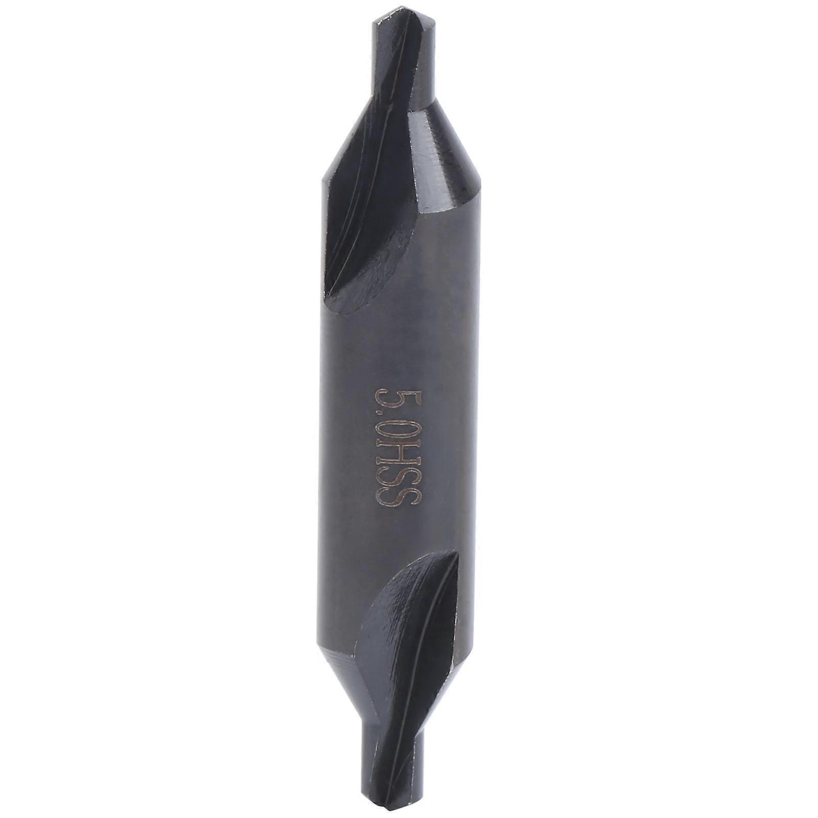 5Pcs Centering Drill Bits for Milling Machines High Speed Steel Positioning Tools 5mm